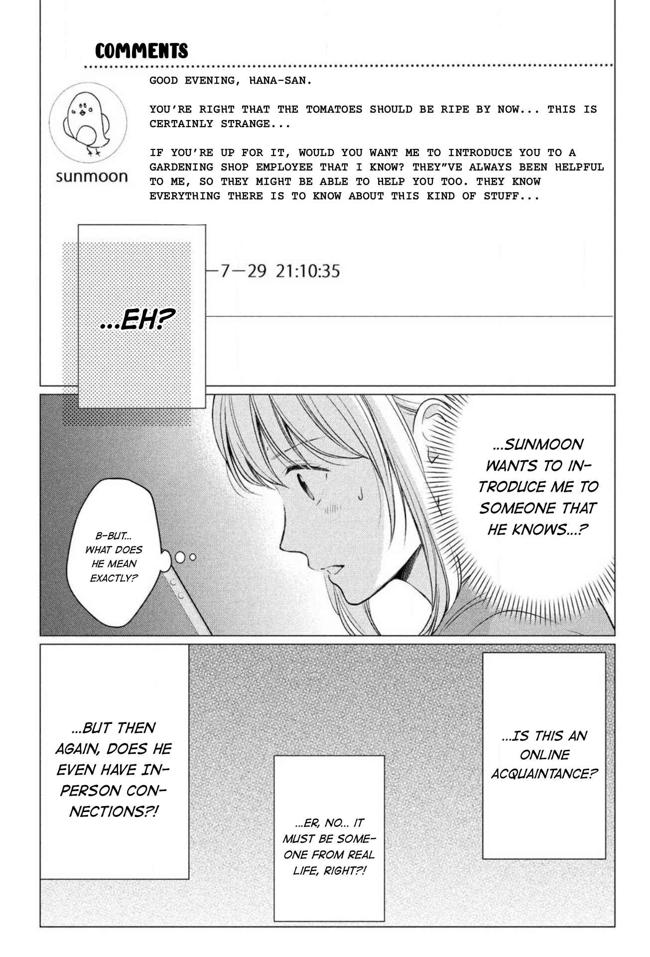 Page 35 Chapter 3 Hana Wants This Flower to Bloom!