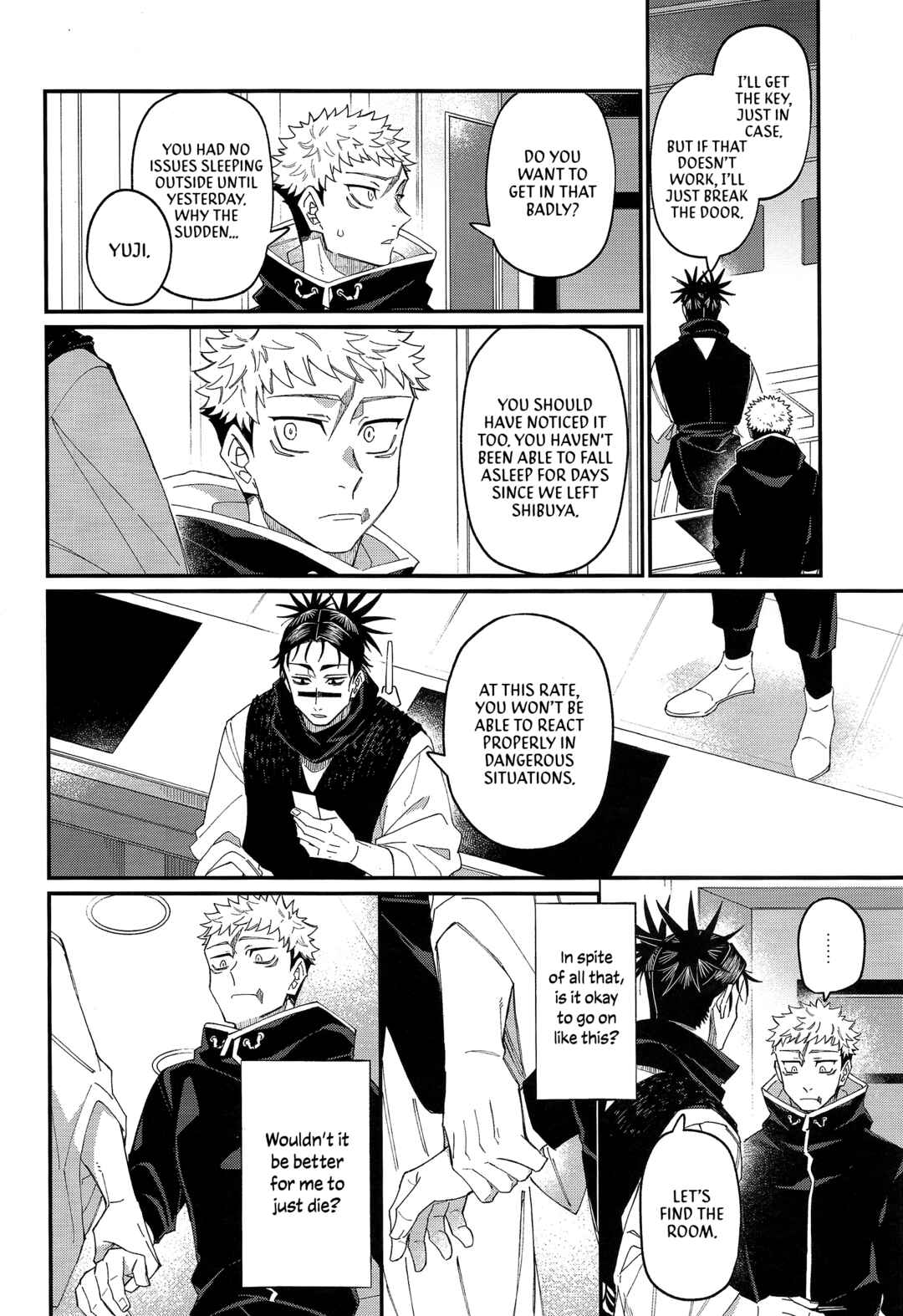 Page 22 Chapter Unknown_cc75 Jujutsu Kaisen - Yodomu Hai ni Fureru (Doujinshi)