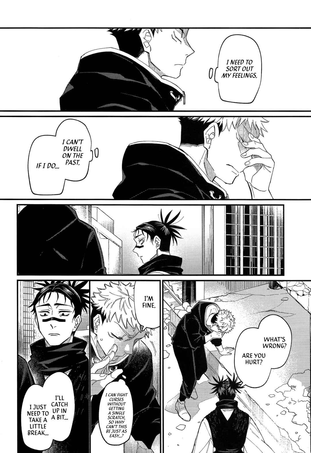 Page 4 Chapter Unknown_cc75 Jujutsu Kaisen - Yodomu Hai ni Fureru (Doujinshi)
