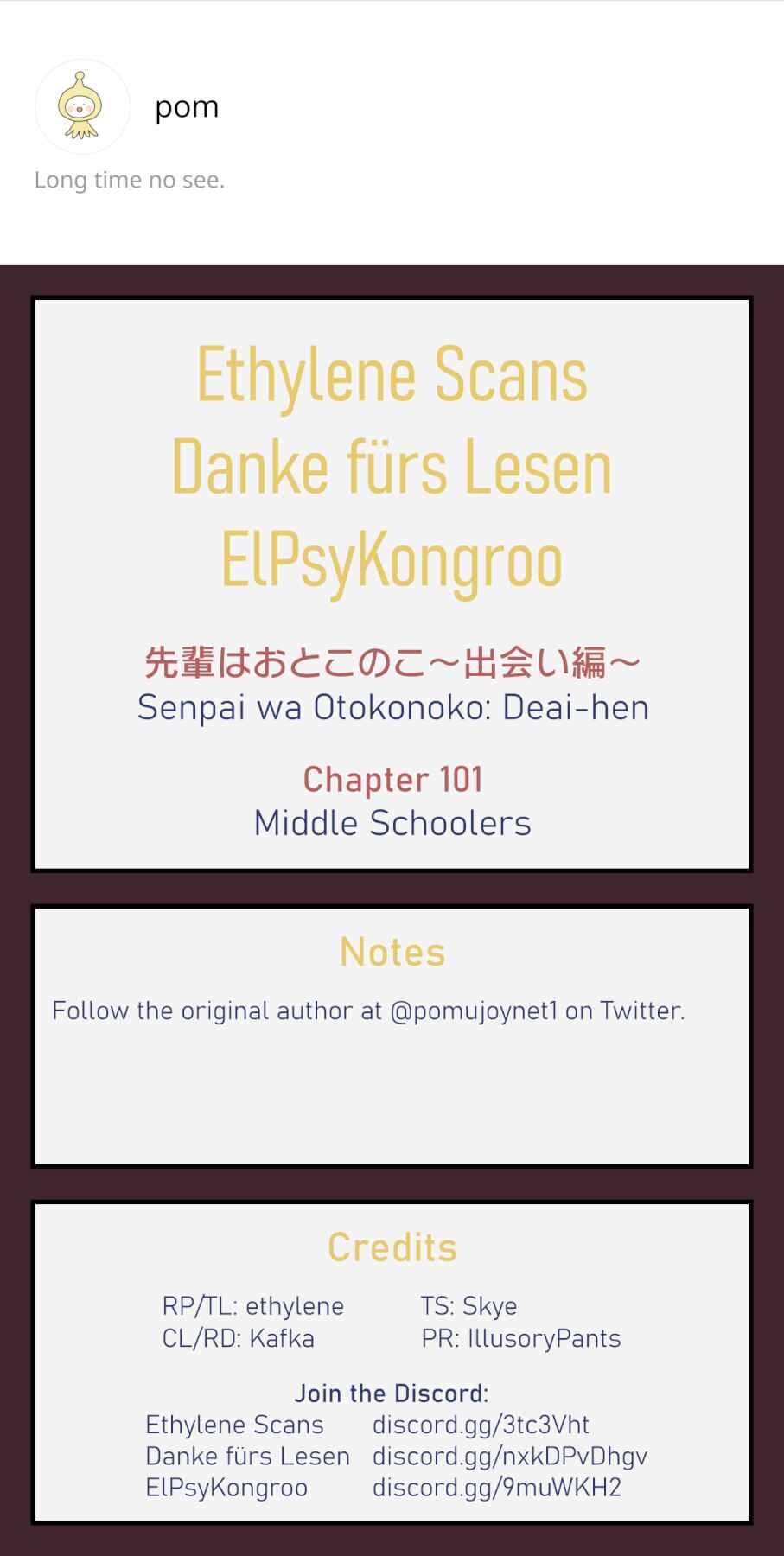 Page 23 Chapter 101 Senpai Is an Otokonoko