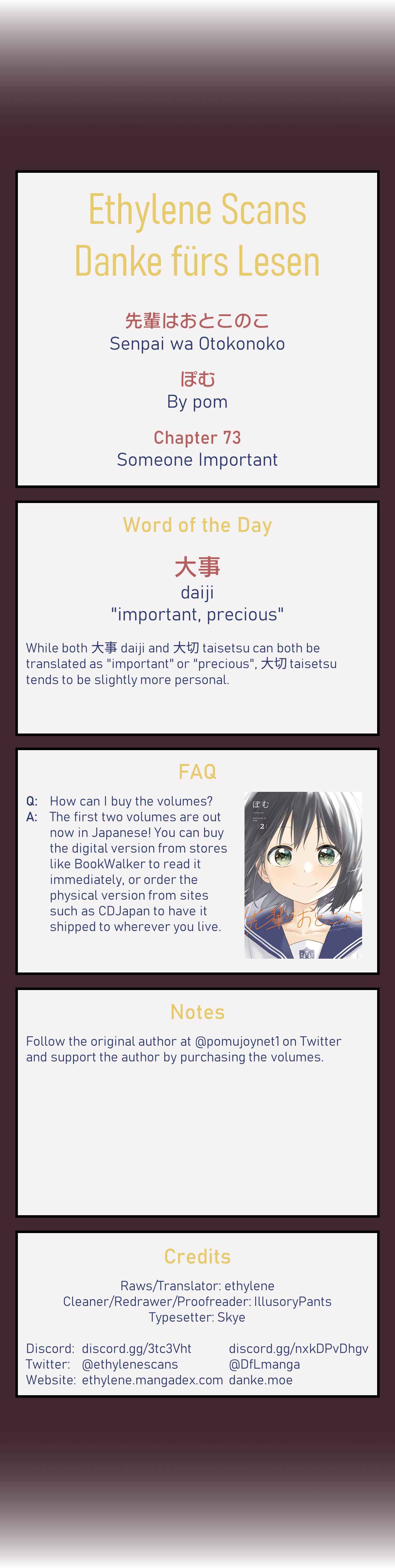 Page 21 Chapter 73 Senpai Is an Otokonoko