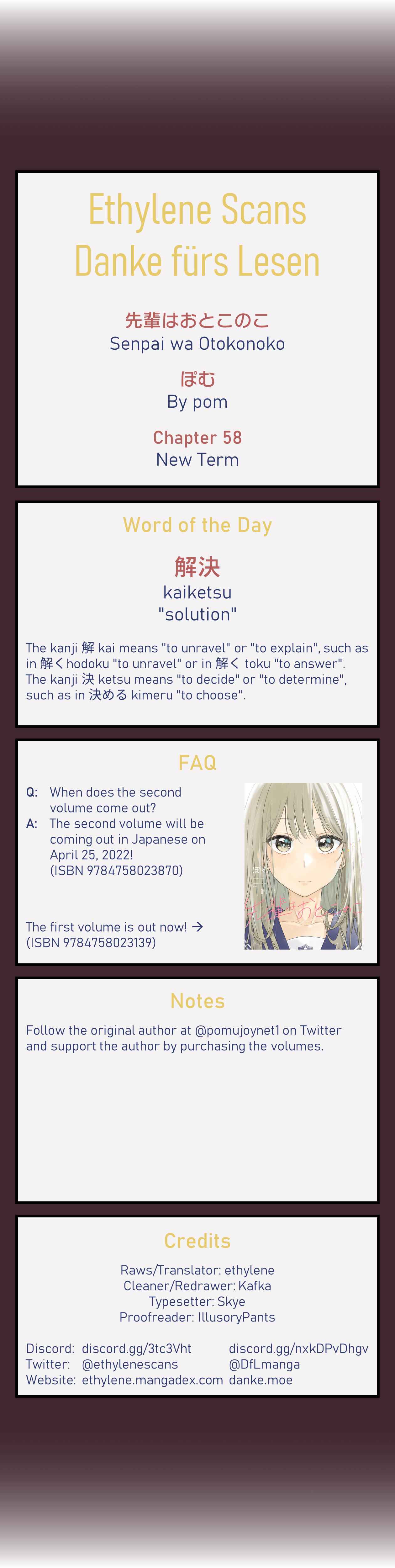 Page 21 Chapter 58 Senpai Is an Otokonoko