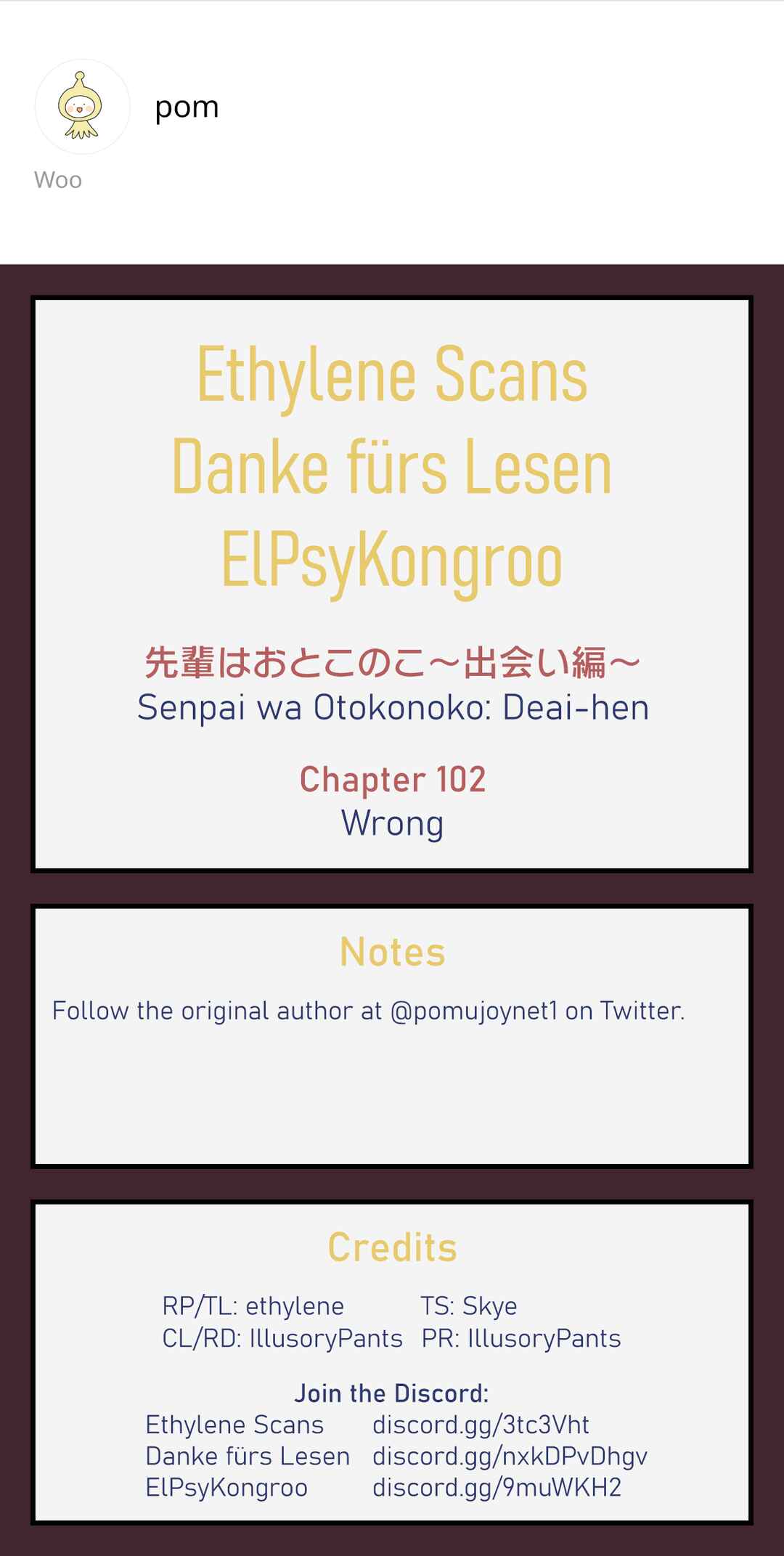 Page 22 Chapter 102 Senpai Is an Otokonoko