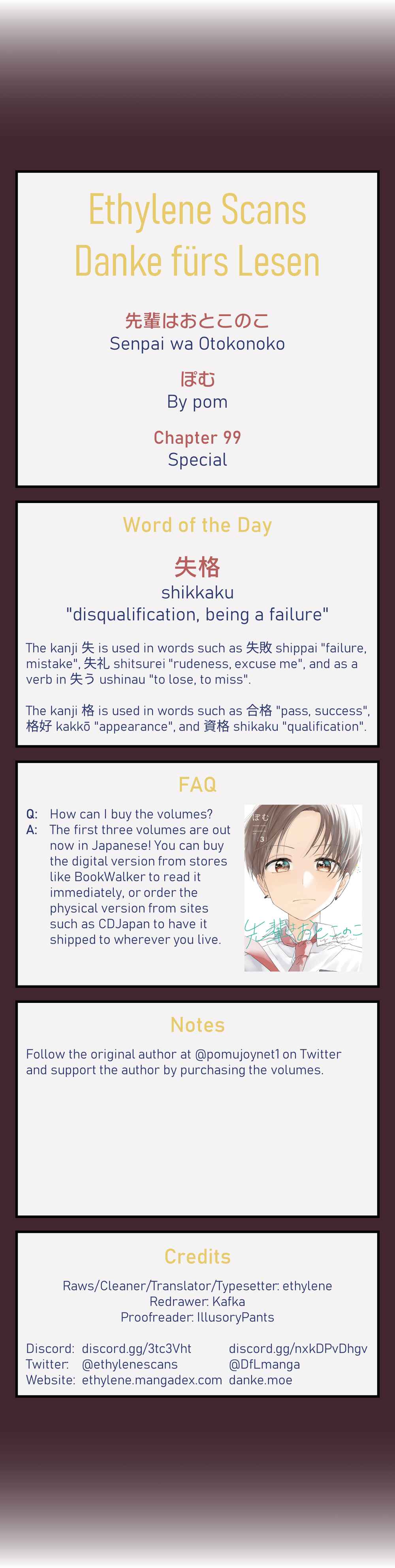 Page 20 Chapter 99 Senpai Is an Otokonoko