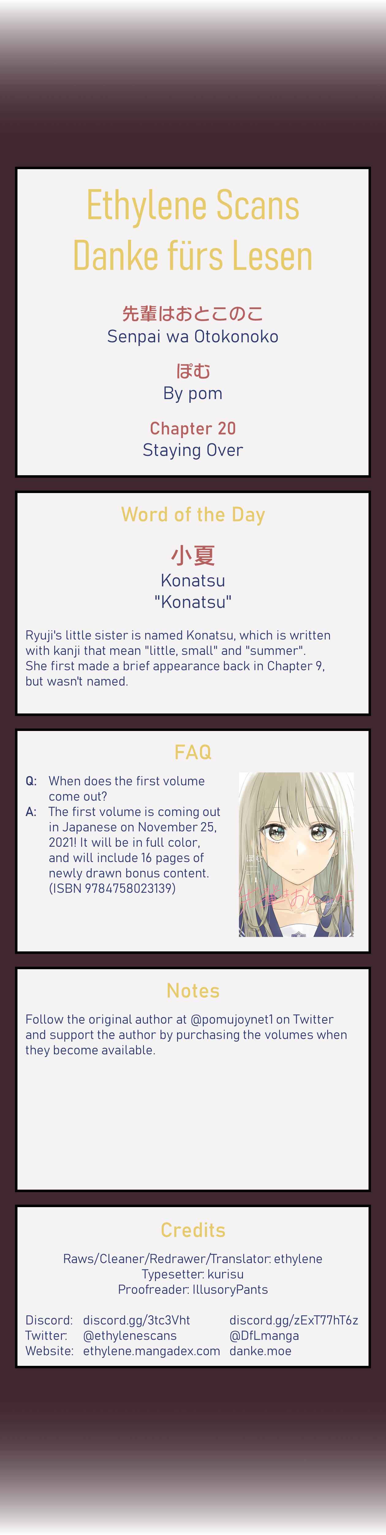 Page 21 Chapter 20 Senpai Is an Otokonoko