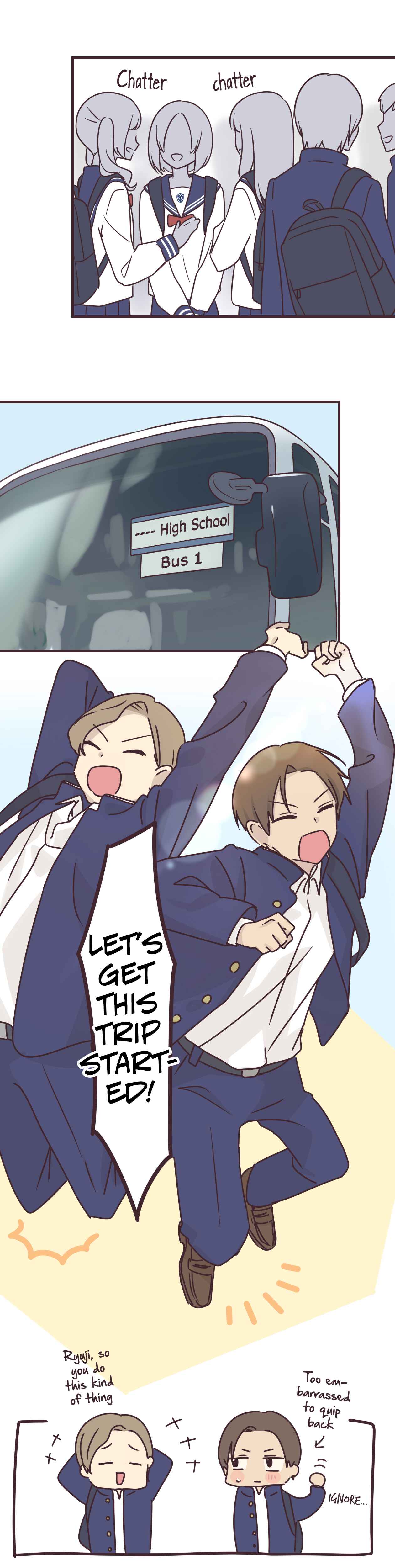 Page 1 Chapter 65 Senpai Is an Otokonoko