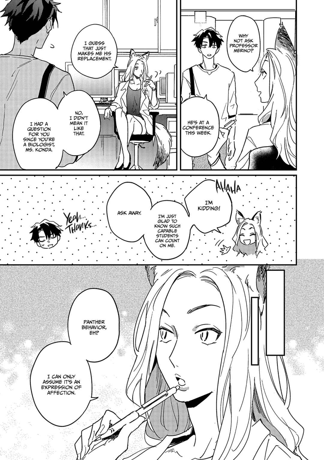 Page 12 Chapter 2 The Panthers Pet