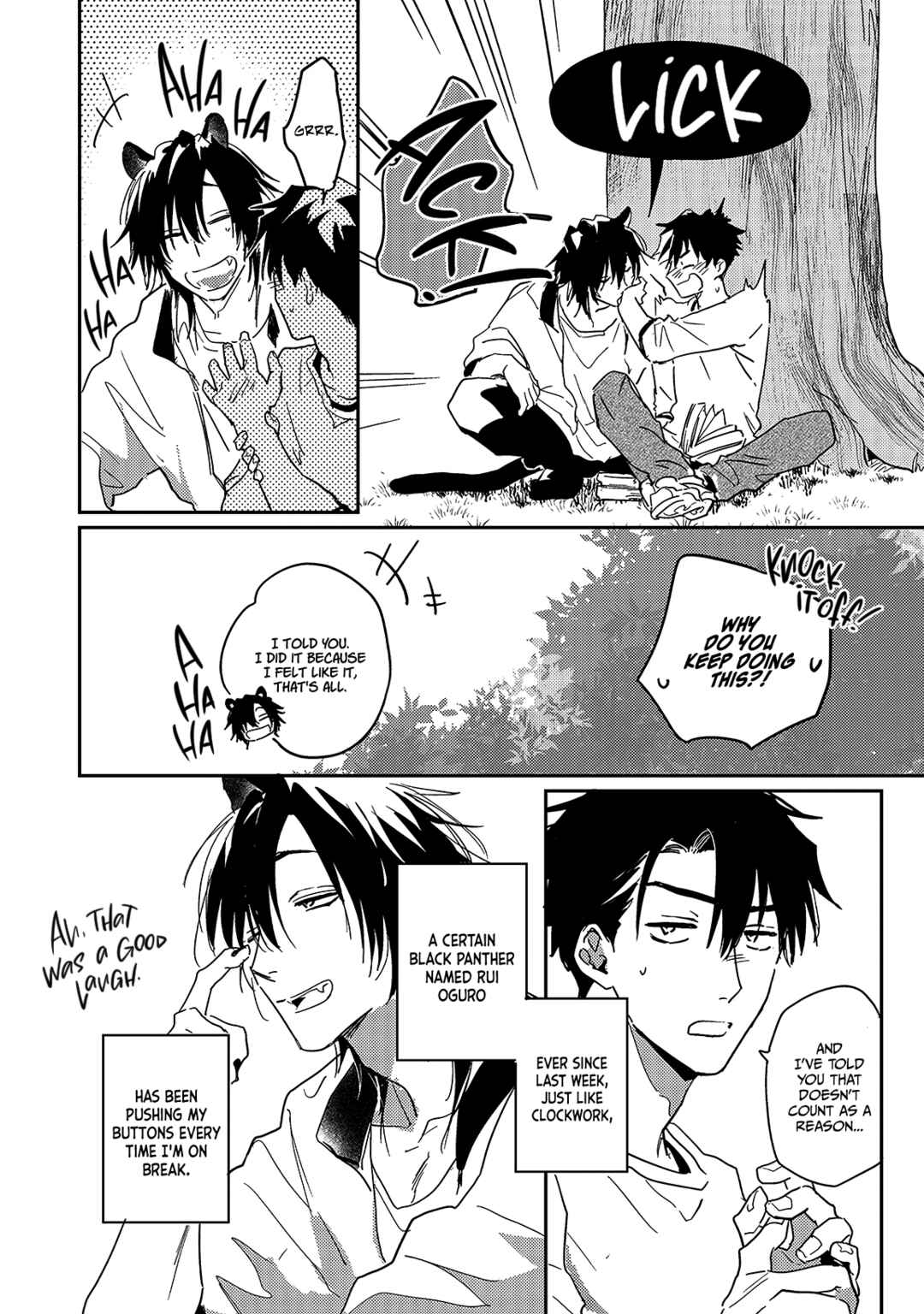 Page 7 Chapter 2 The Panthers Pet