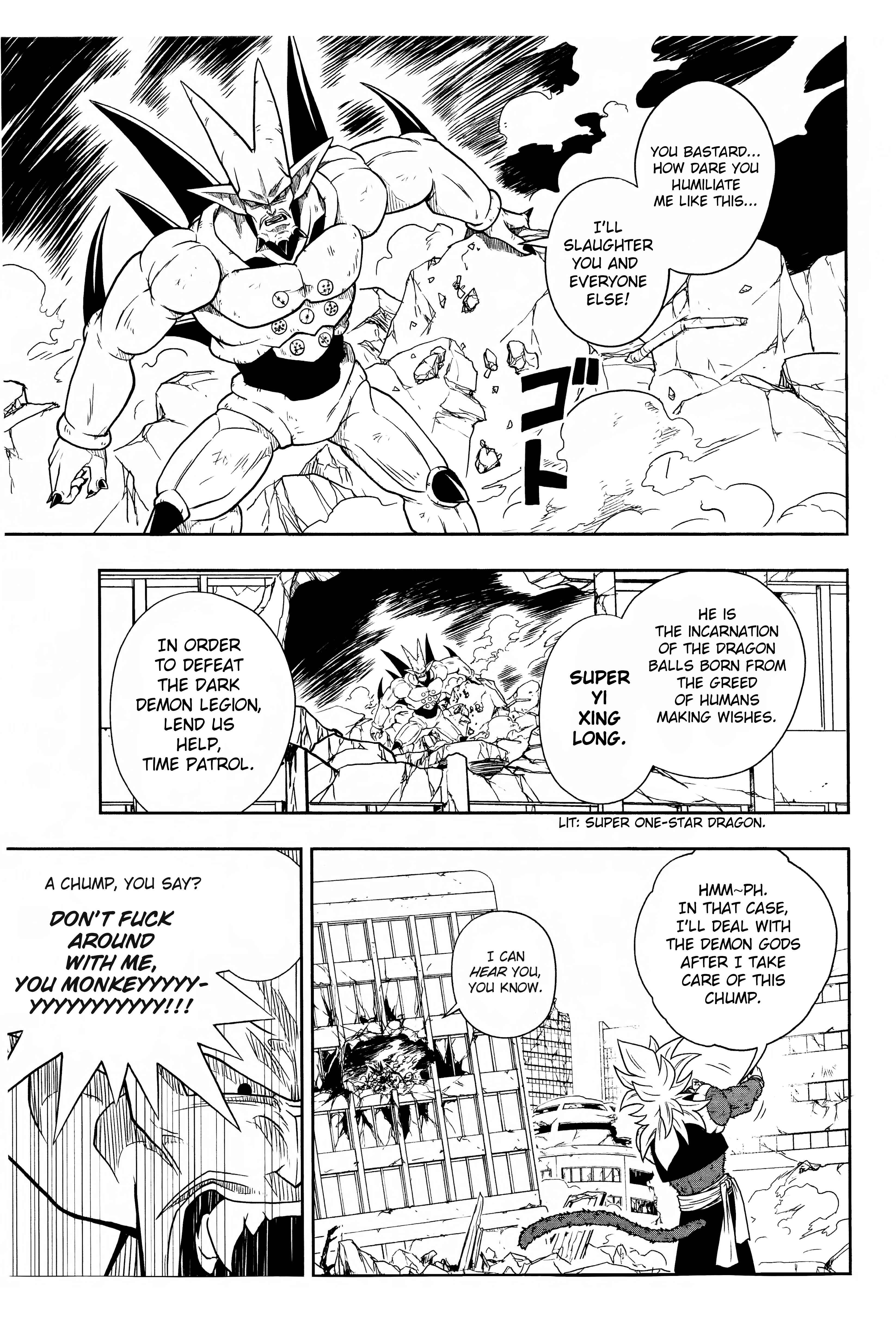Page 4 Chapter 13 Super Dragon Ball Heroes: Dark Demon Realm Mission!