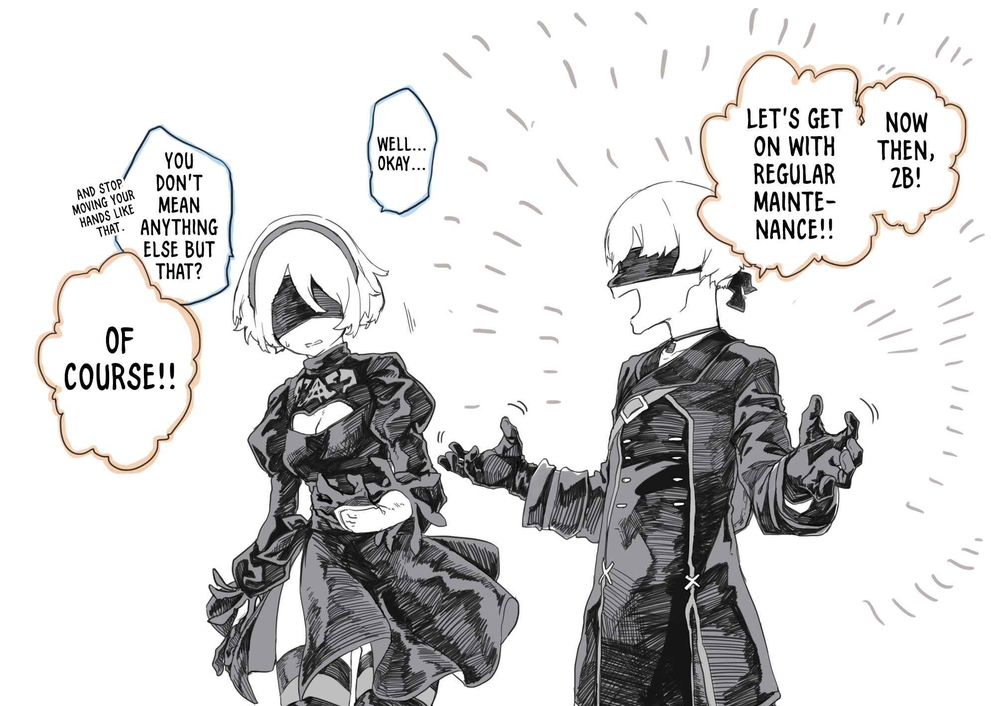 Page 4 Chapter Unknown_3d3d Nier: Automata - Is this hatred? (Doujinshi)
