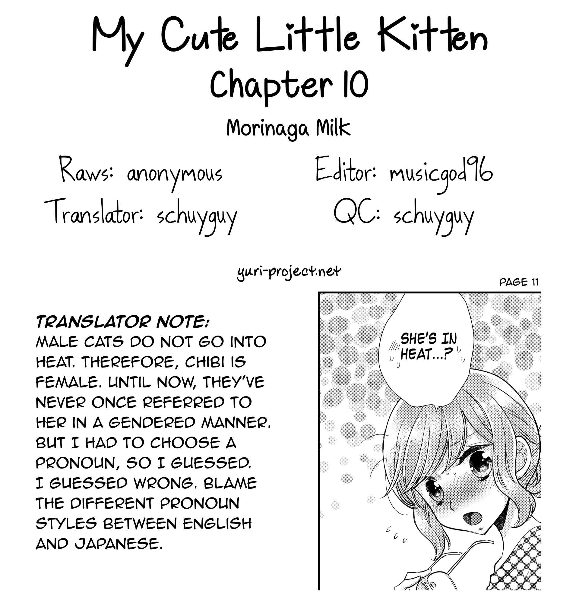 Page 19 Chapter 10 My Cute Little Kitten