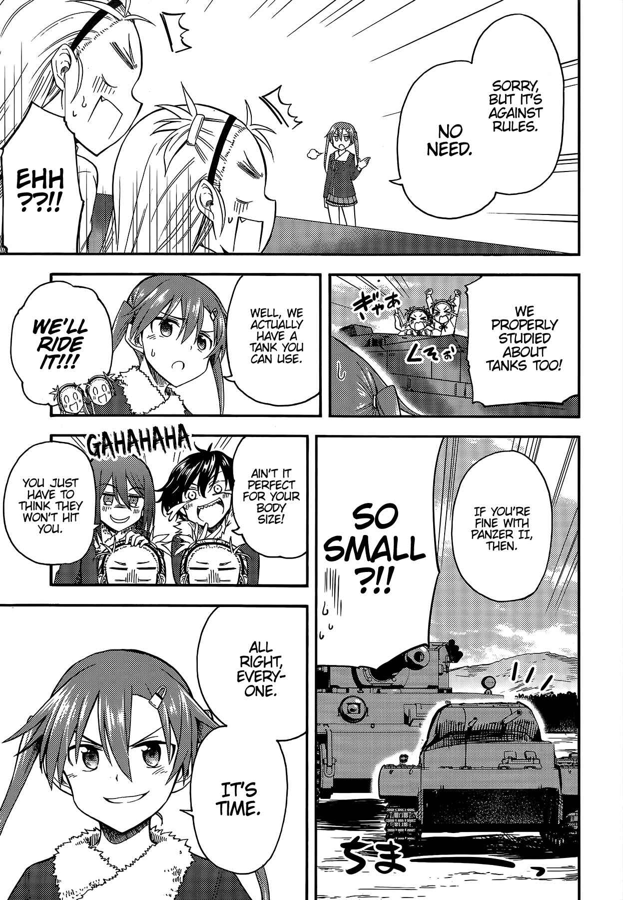 Page 13 Chapter 4 GIRLS und PANZER - Little Army II