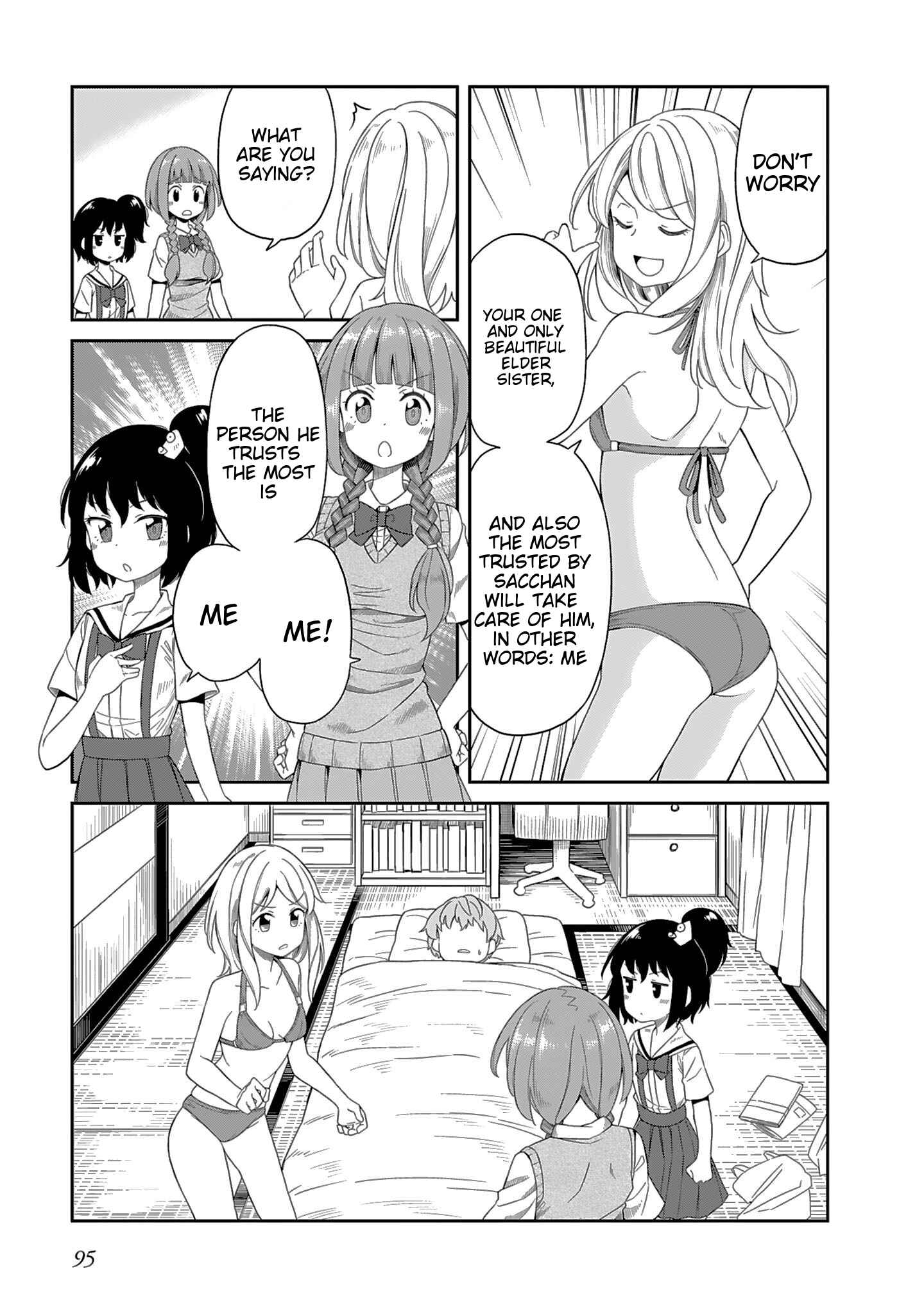 Page 3 Chapter 8 Hinomoto Sanshimai wa Kamatte Hoshii