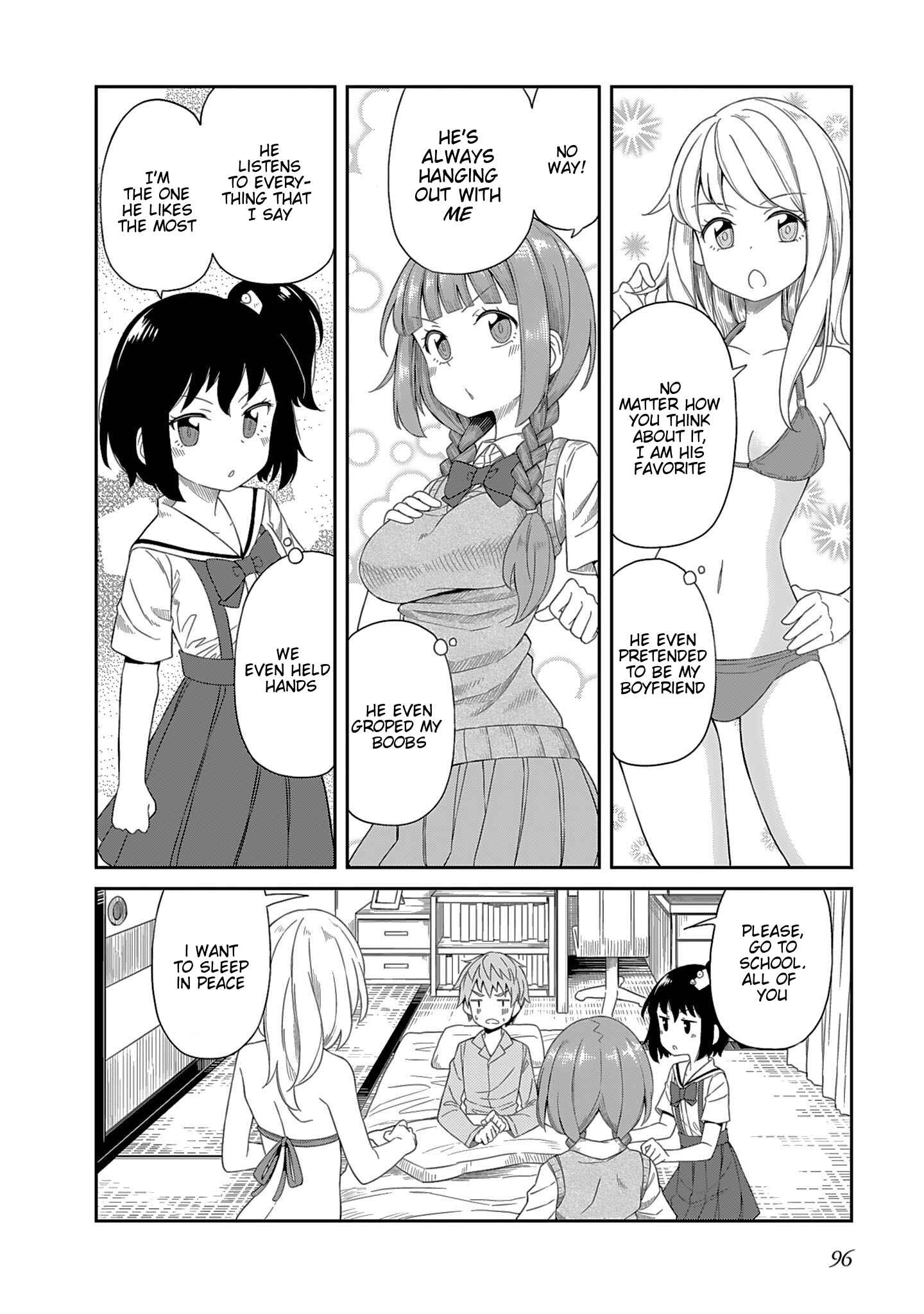 Page 4 Chapter 8 Hinomoto Sanshimai wa Kamatte Hoshii