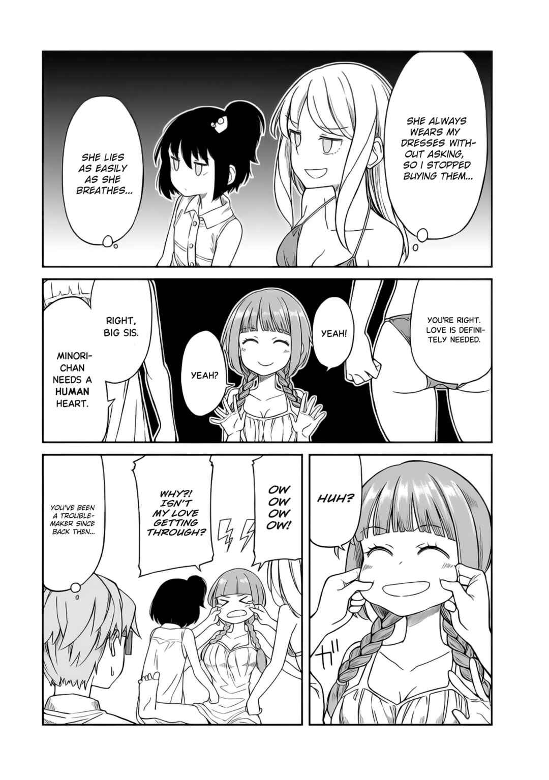 Page 9 Chapter 15 Hinomoto Sanshimai wa Kamatte Hoshii