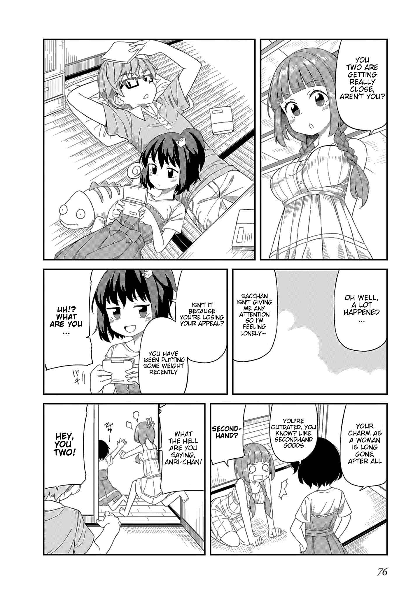 Page 10 Chapter 6 Hinomoto Sanshimai wa Kamatte Hoshii