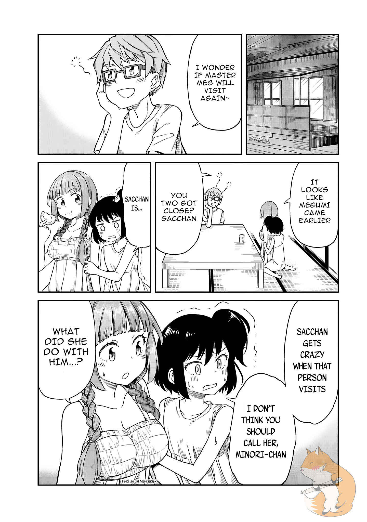Page 12 Chapter 14 Hinomoto Sanshimai wa Kamatte Hoshii