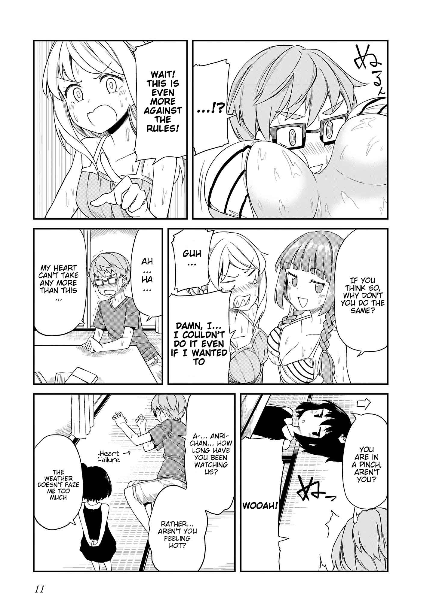 Page 13 Chapter 10 Hinomoto Sanshimai wa Kamatte Hoshii