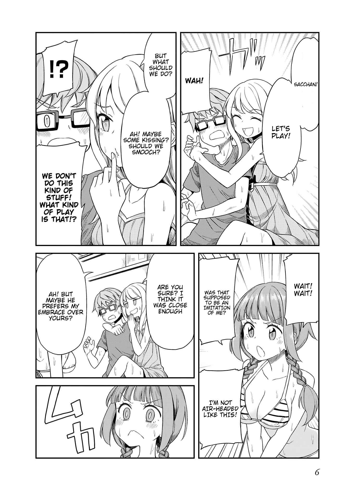 Page 8 Chapter 10 Hinomoto Sanshimai wa Kamatte Hoshii