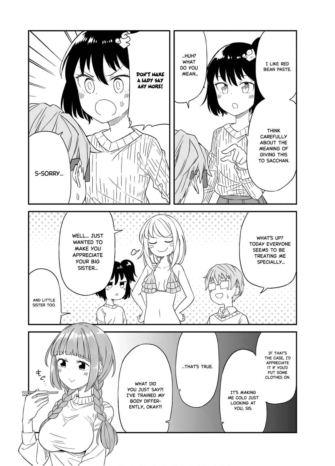 Page 8 Chapter 22 Hinomoto Sanshimai wa Kamatte Hoshii