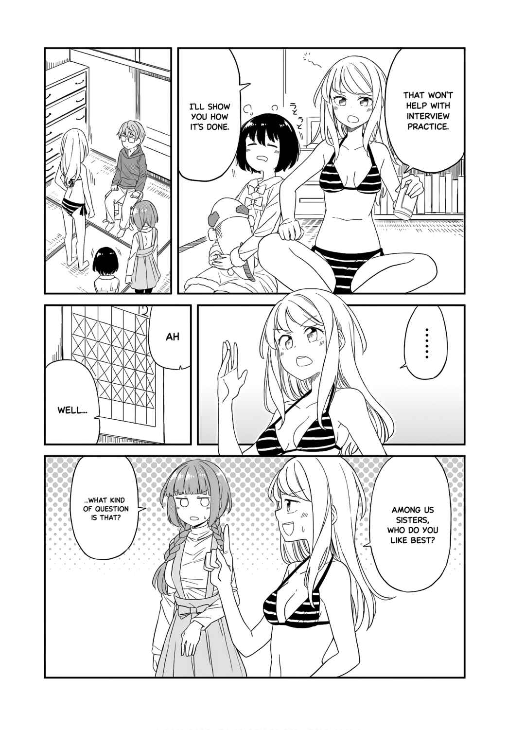 Page 4 Chapter 23 Hinomoto Sanshimai wa Kamatte Hoshii