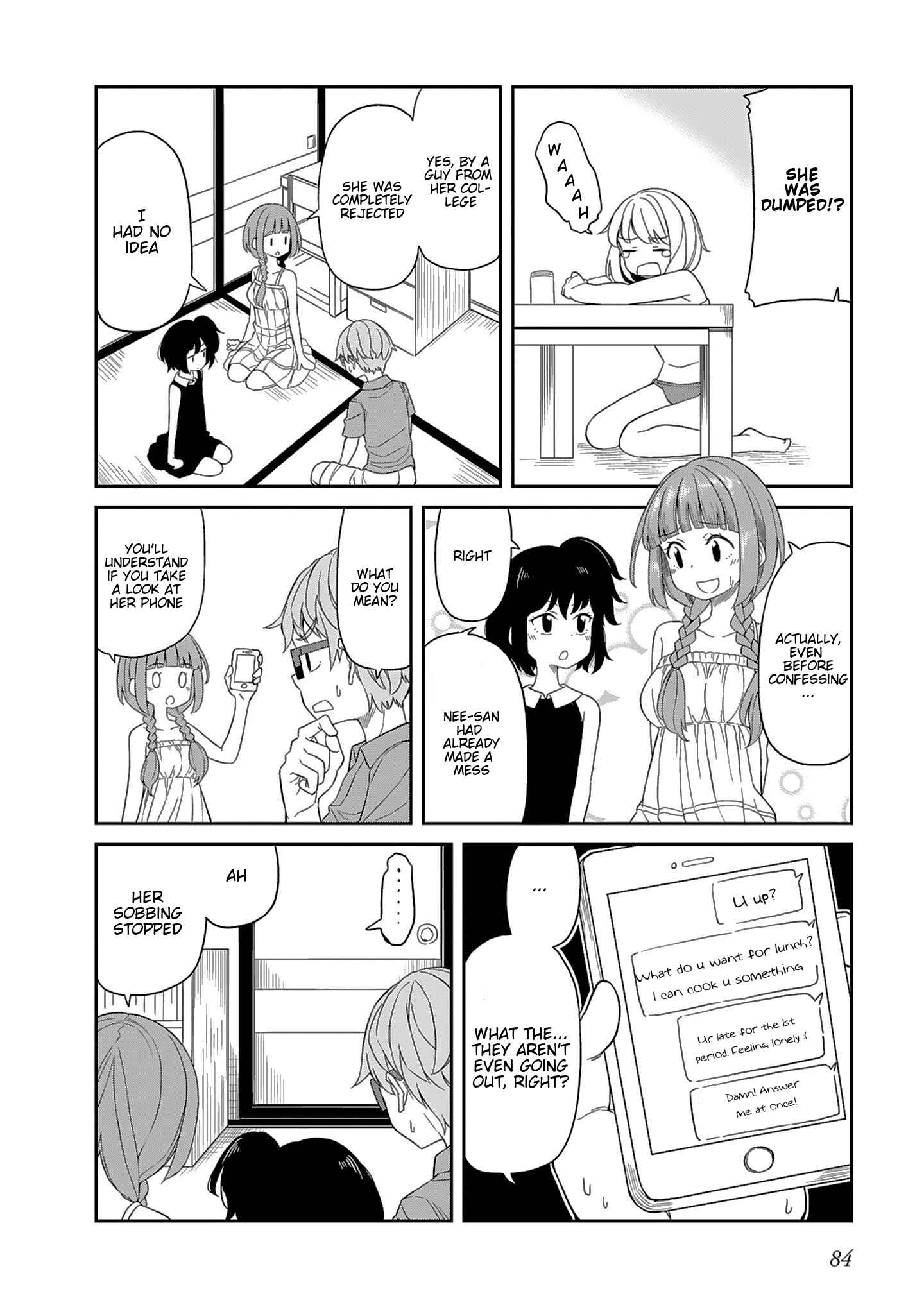 Page 4 Chapter 7 Hinomoto Sanshimai wa Kamatte Hoshii