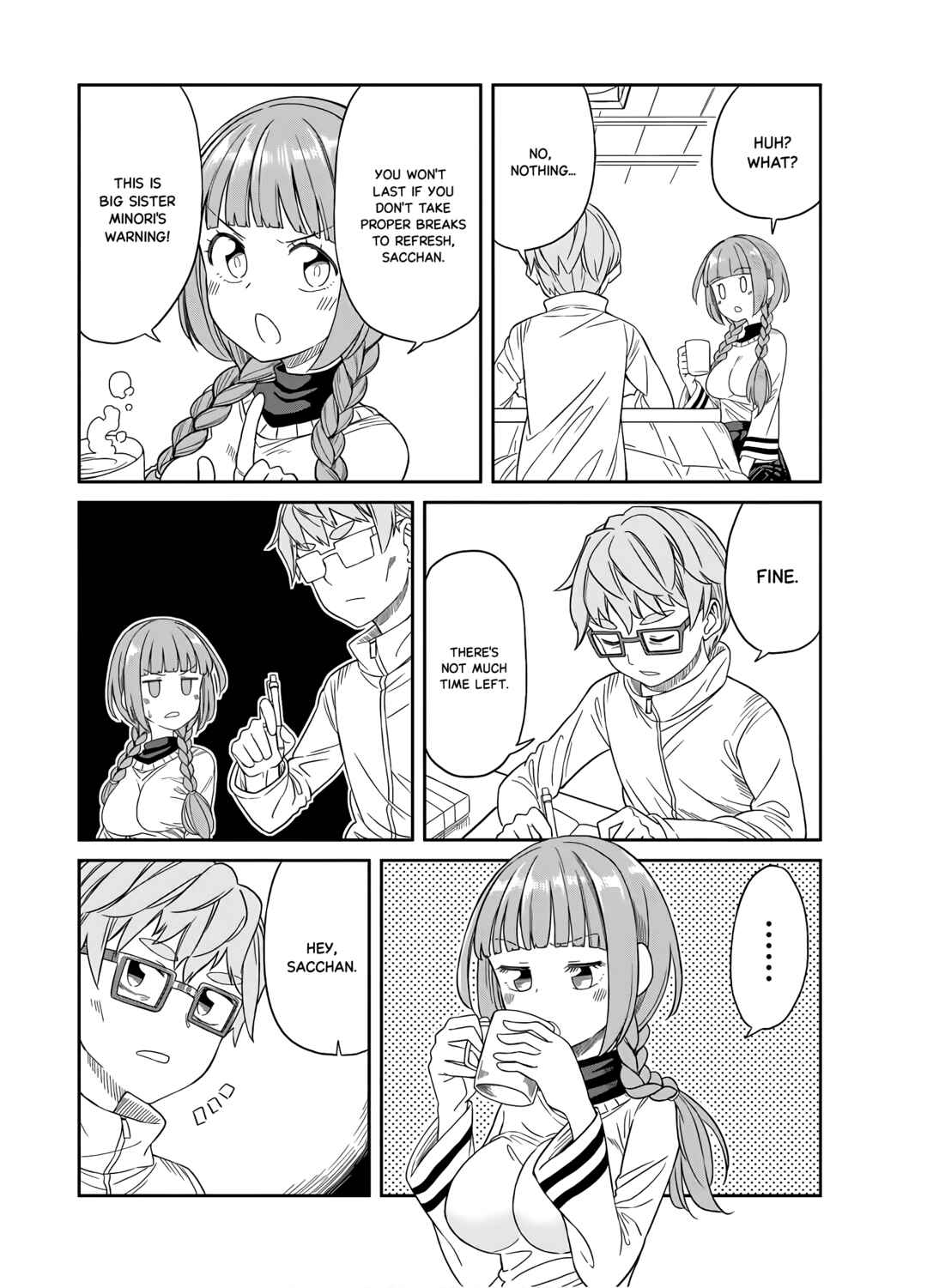 Page 4 Chapter 21 Hinomoto Sanshimai wa Kamatte Hoshii