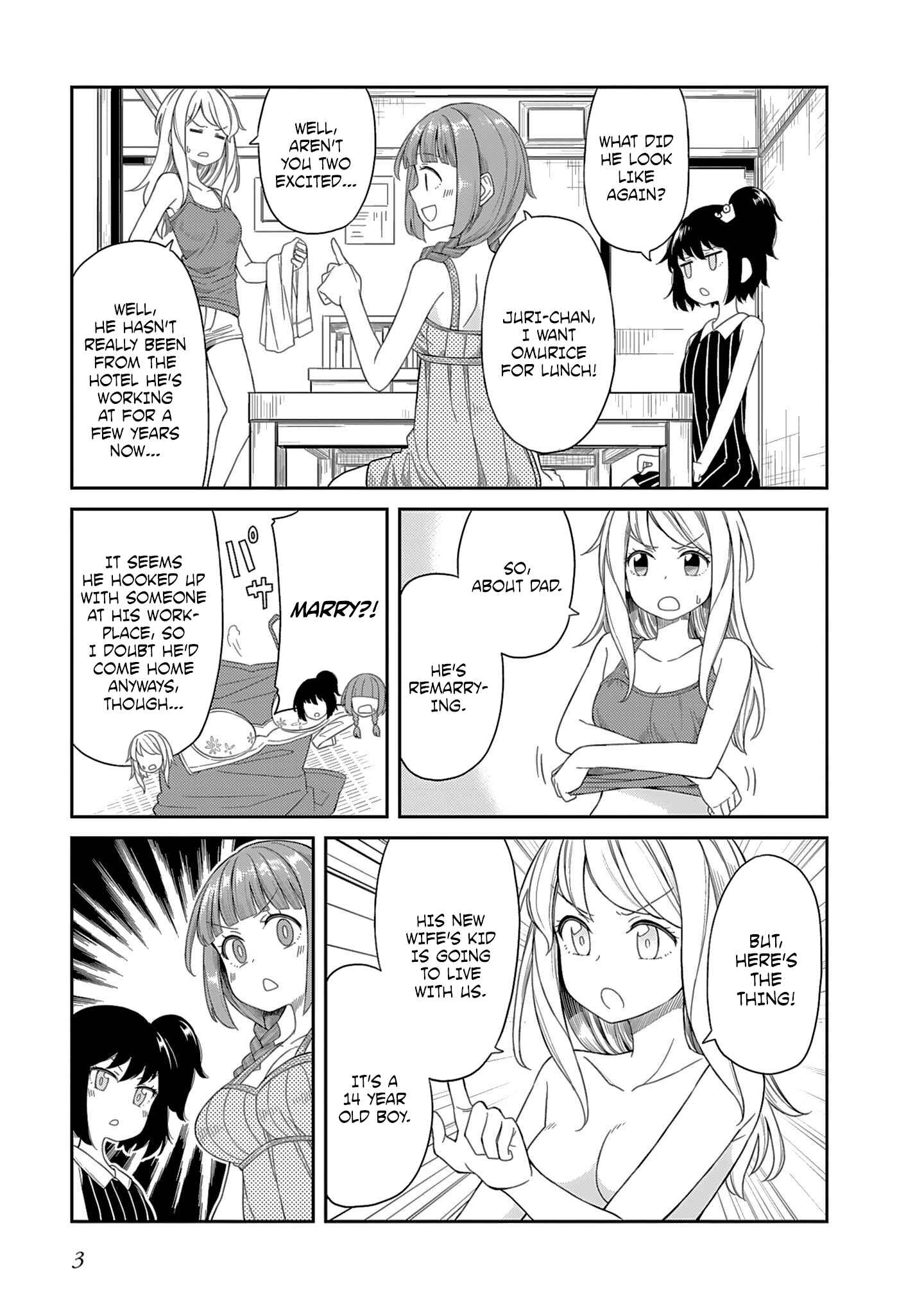 Page 5 Chapter 0 Hinomoto Sanshimai wa Kamatte Hoshii