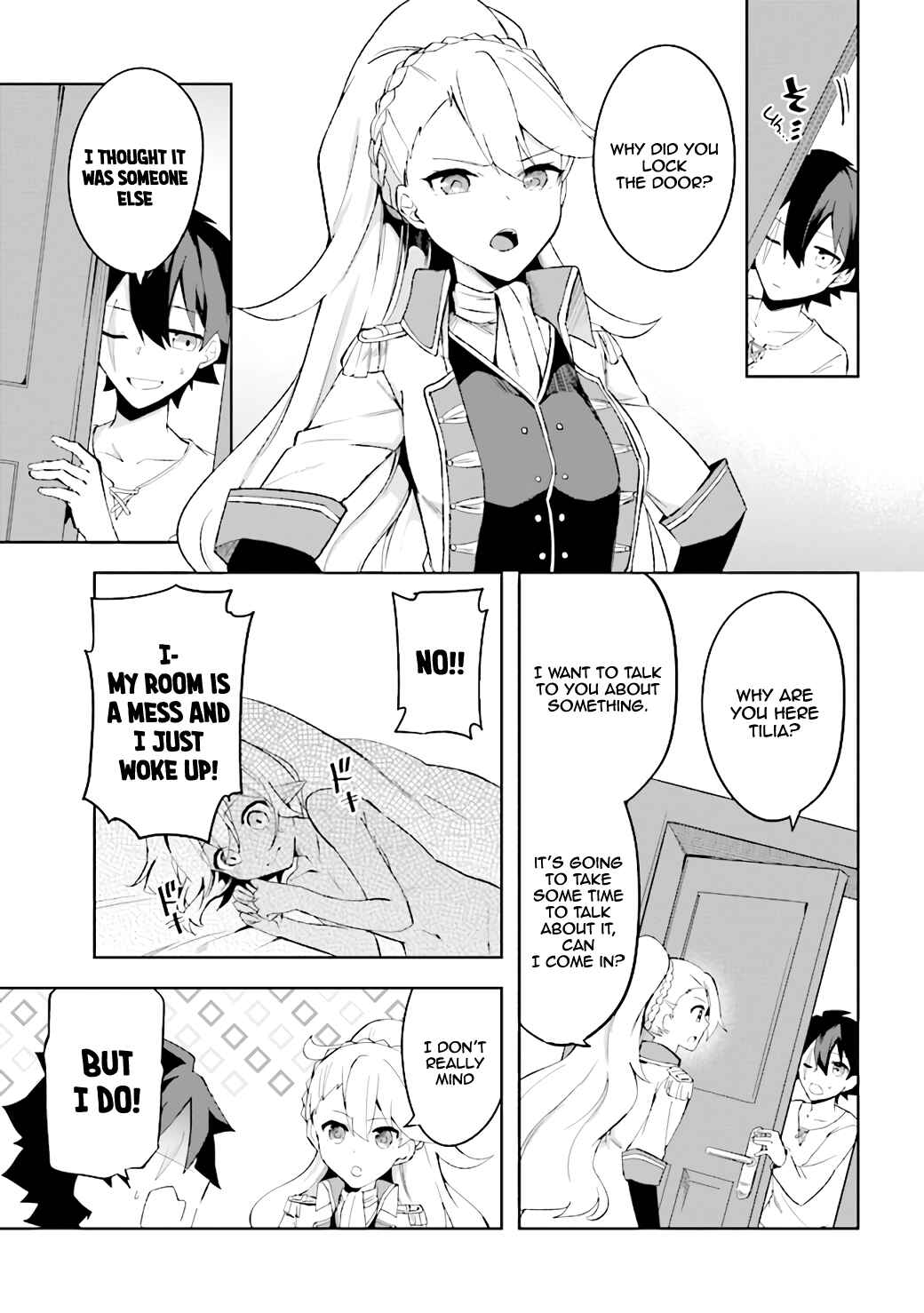 Page 6 Chapter 3.1 Kuro no Senki: Isekai Teni Shita Boku ga Saikyou na no wa Bed no Ue dake no You desu