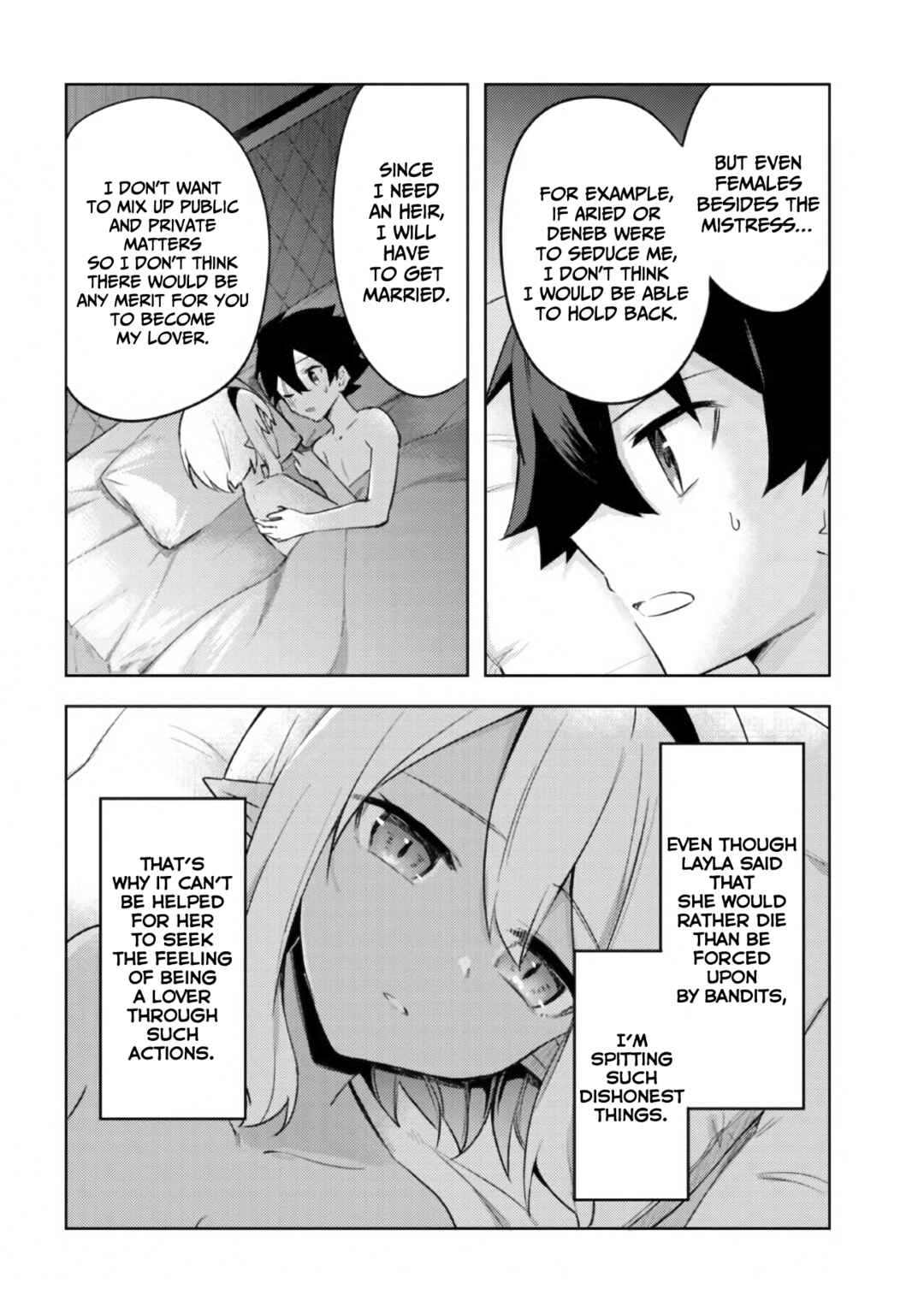 Page 35 Chapter 8 Kuro no Senki: Isekai Teni Shita Boku ga Saikyou na no wa Bed no Ue dake no You desu