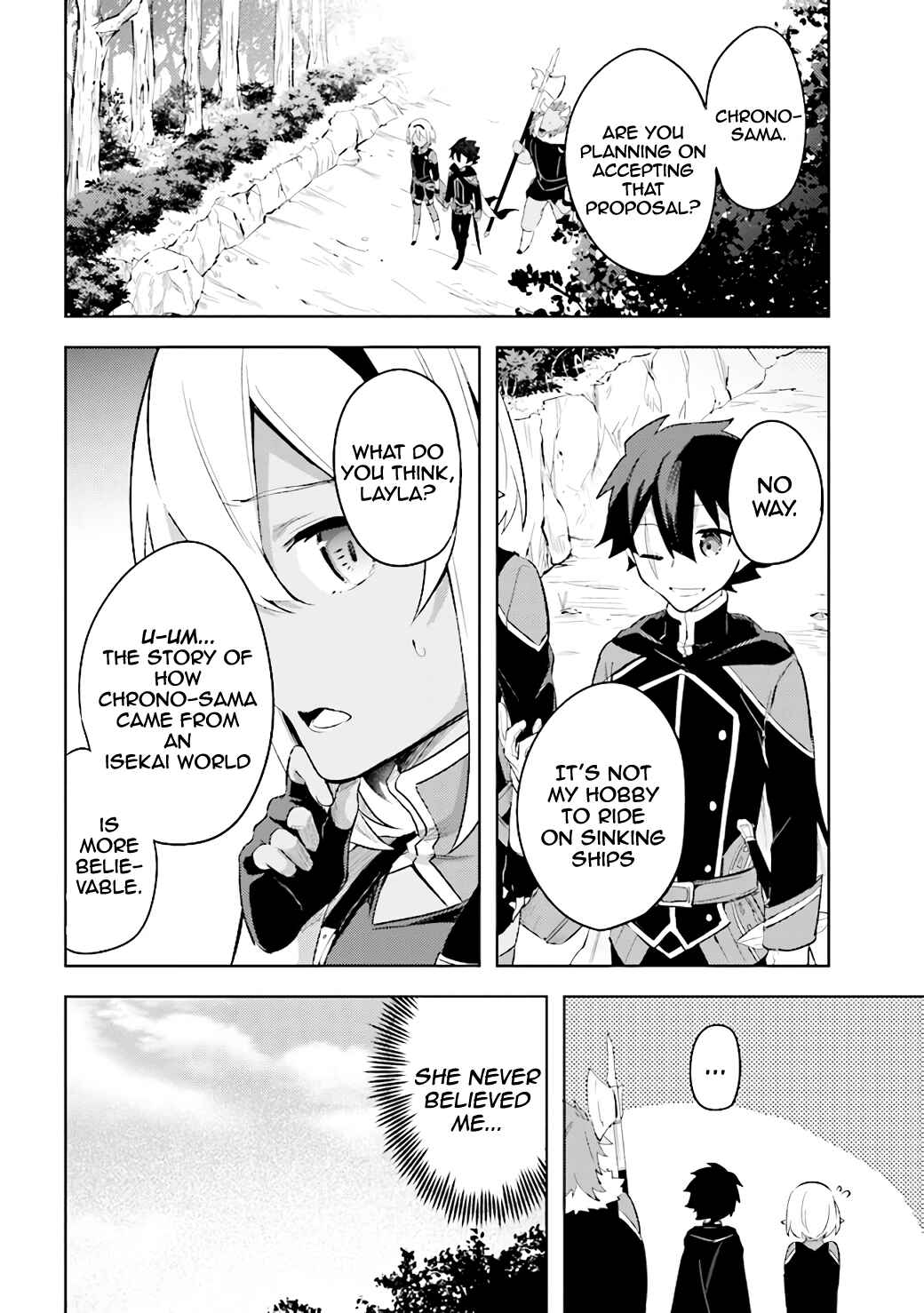 Page 38 Chapter 6.3 Kuro no Senki: Isekai Teni Shita Boku ga Saikyou na no wa Bed no Ue dake no You desu