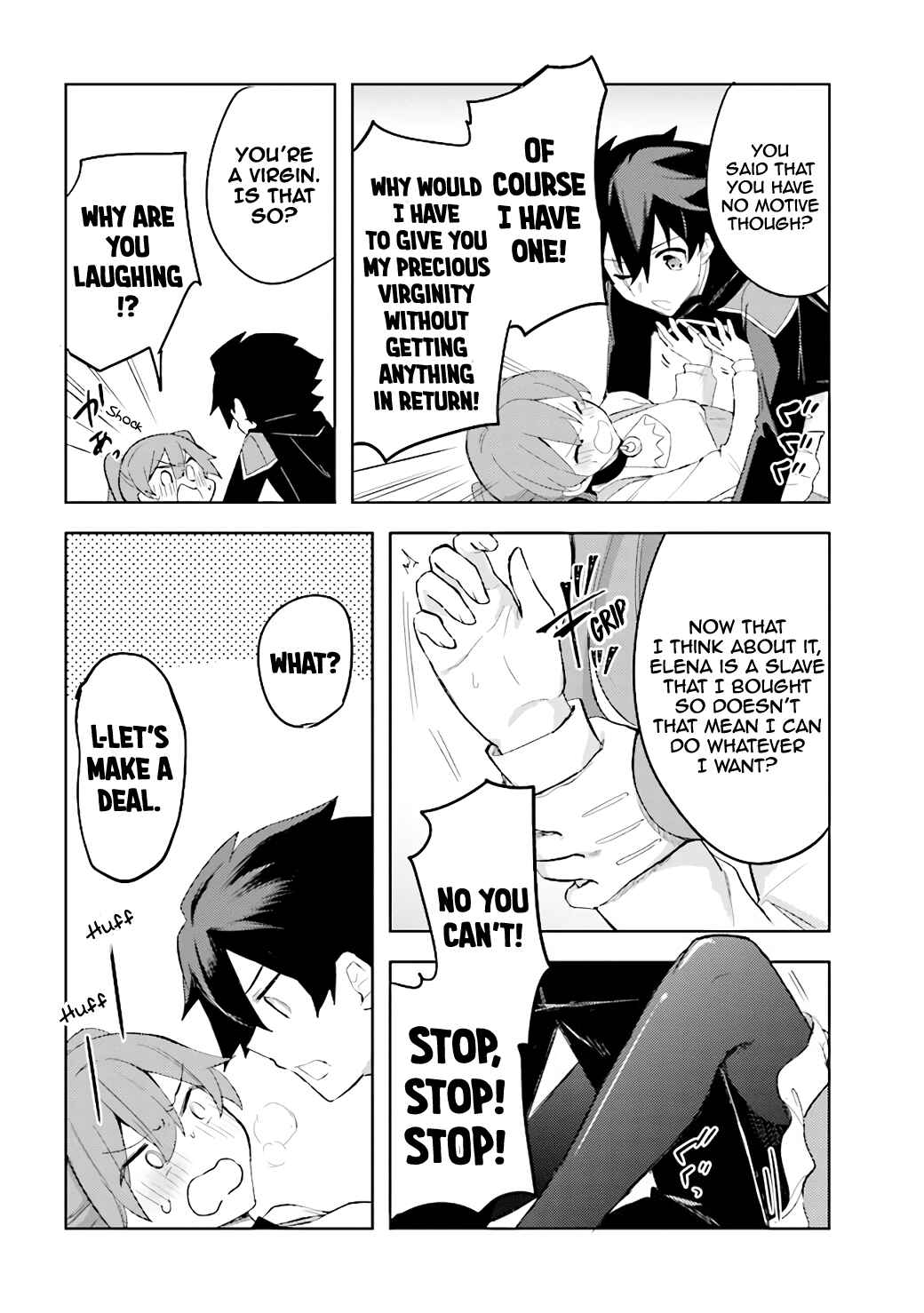 Page 10 Chapter 6.2 Kuro no Senki: Isekai Teni Shita Boku ga Saikyou na no wa Bed no Ue dake no You desu
