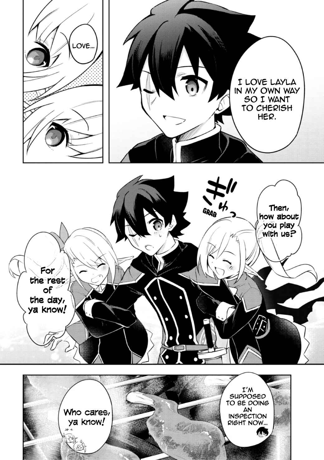 Page 12 Chapter 7.2 Kuro no Senki: Isekai Teni Shita Boku ga Saikyou na no wa Bed no Ue dake no You desu