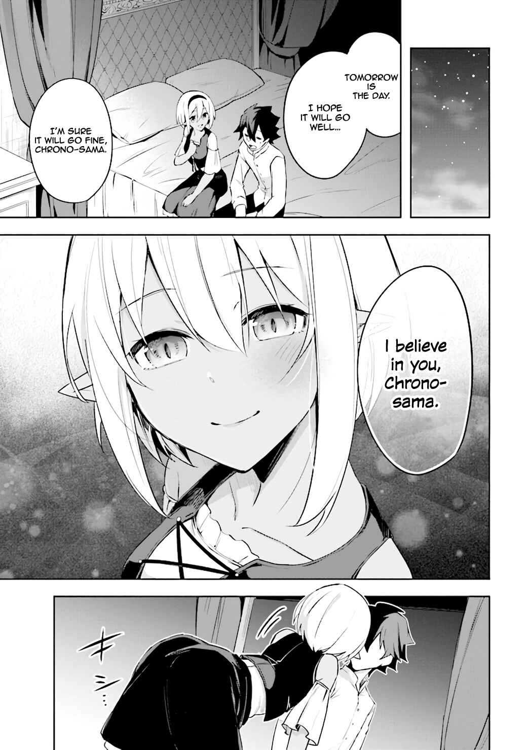 Page 6 Chapter 3.2 Kuro no Senki: Isekai Teni Shita Boku ga Saikyou na no wa Bed no Ue dake no You desu