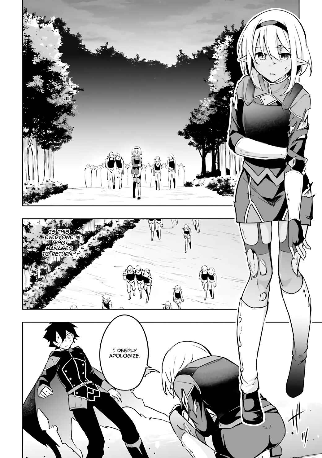 Page 25 Chapter 1.2 Kuro no Senki: Isekai Teni Shita Boku ga Saikyou na no wa Bed no Ue dake no You desu