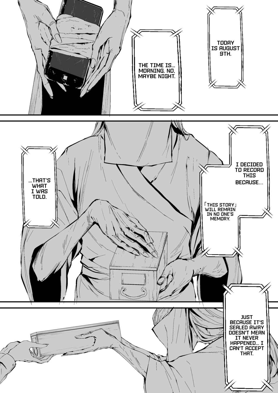 Page 1 Chapter 10 Hachigatsu Kokonoka: Shidou Hasumi Side Story