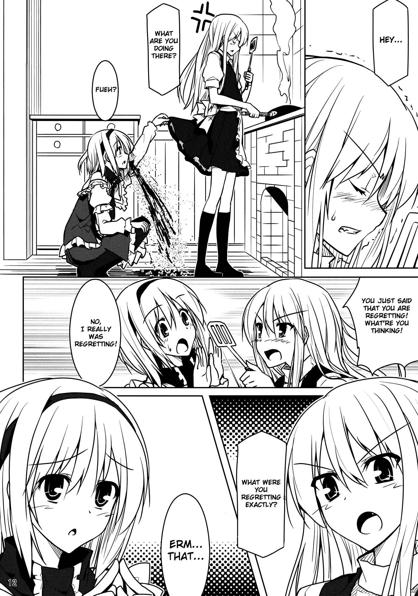 Page 12 Chapter Unknown_aa7a Touhou - Alice to Marisa no Renai Kyouhon (Doujinshi)