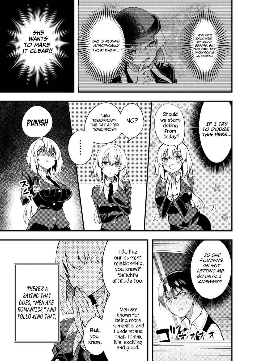 Page 9 Chapter 4 Sagishi to Keisatsukan no Rennai Kyori