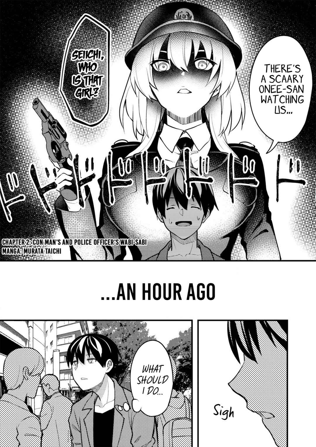 Page 2 Chapter 2 Sagishi to Keisatsukan no Rennai Kyori