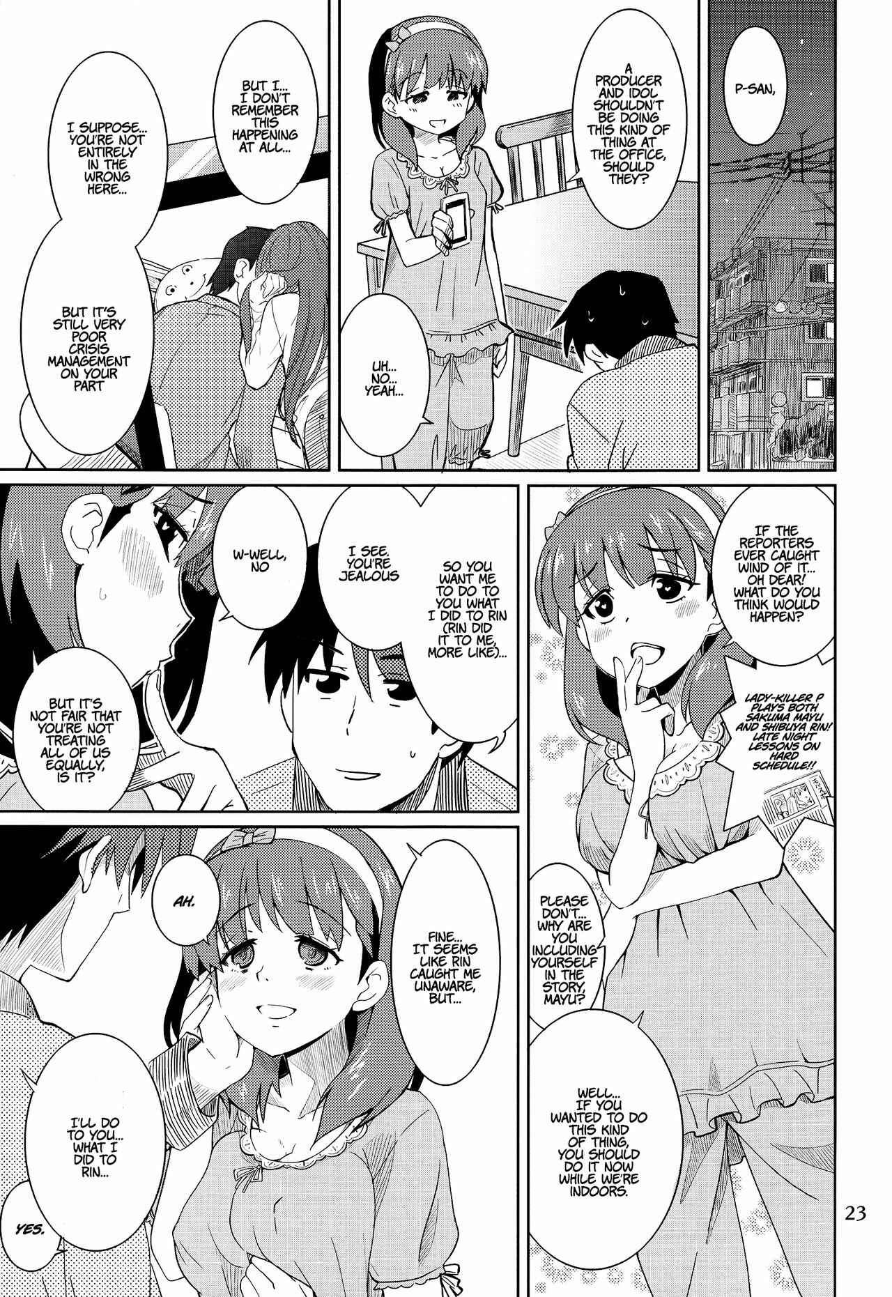 Page 22 Chapter Unknown_ceea THE iDOLM@STER - Yandesoude Yandenai Chotto Yanderu Mayu. (Doujinshi)
