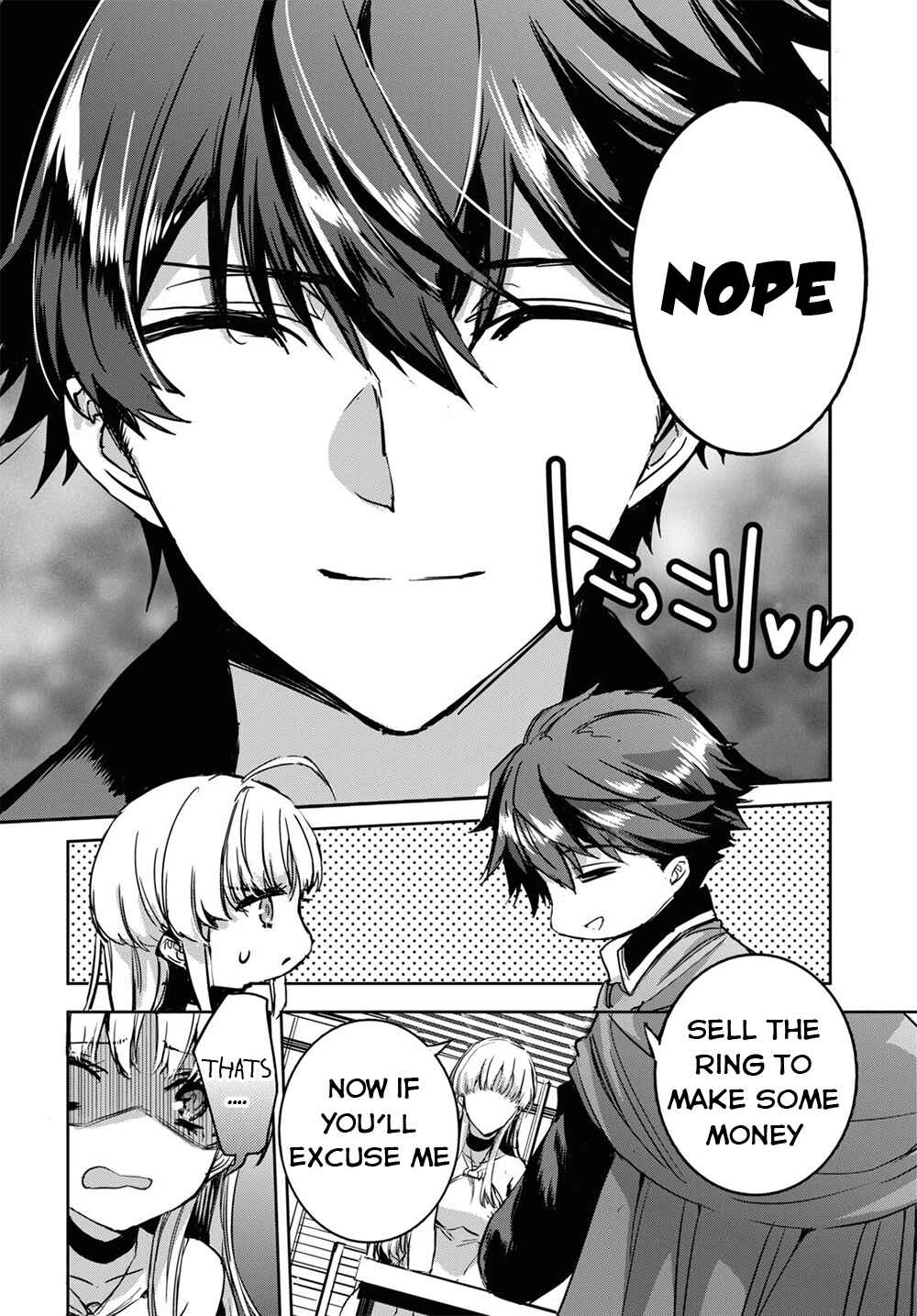 Page 15 Chapter 3 Tensai Saijaku Mamonotsukai ha Kikan Shitai ~Saikyou no Juusha to Hikihanasarete Mishiranu Chi ni Tobasaremashita.~