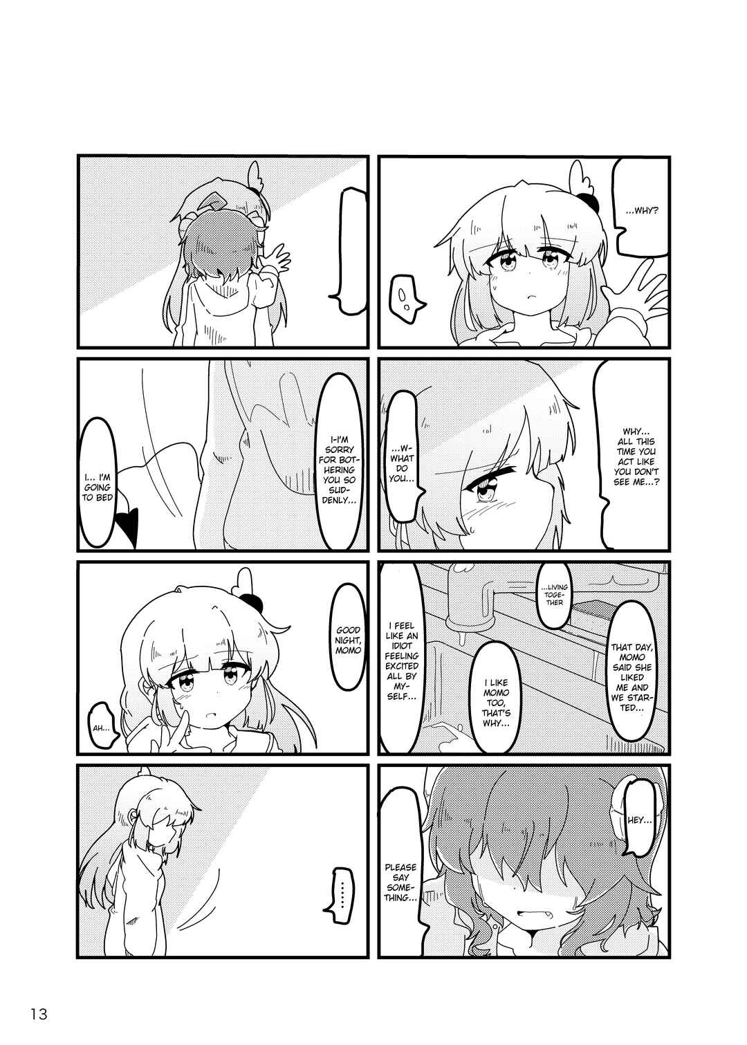 Page 14 Chapter Unknown_7f6b Machikado Mazoku - The Day After (Doujinshi)