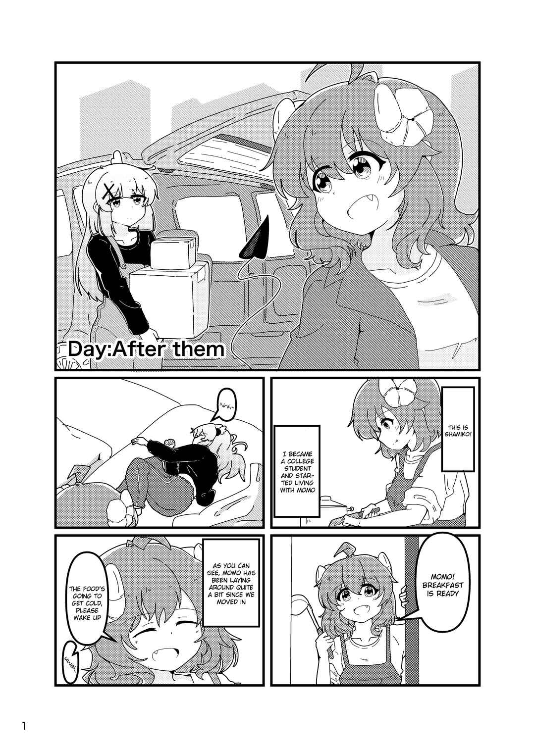 Page 2 Chapter Unknown_7f6b Machikado Mazoku - The Day After (Doujinshi)