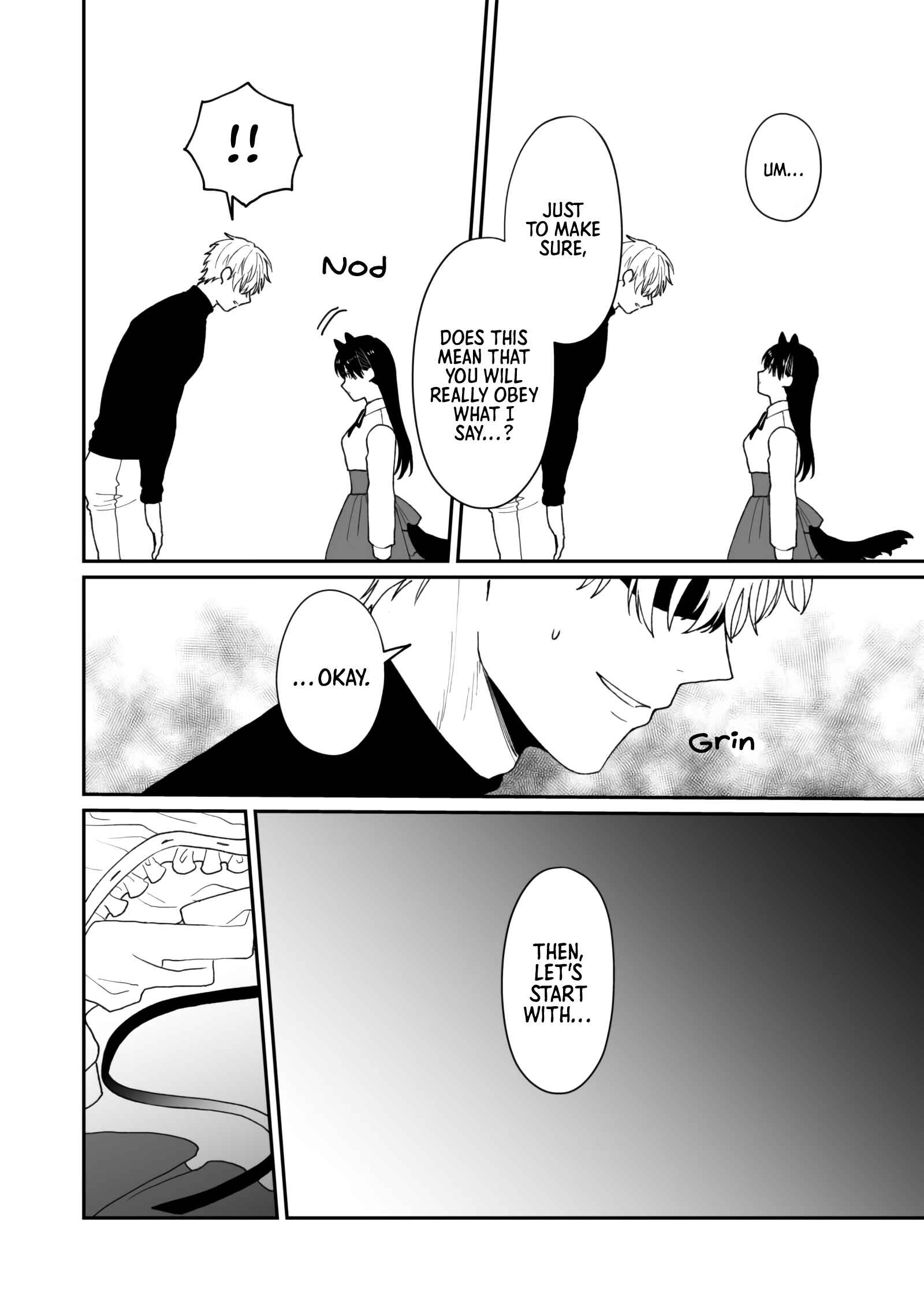 Page 2 Chapter 1 Hypnotising My Master to Do What I Say
