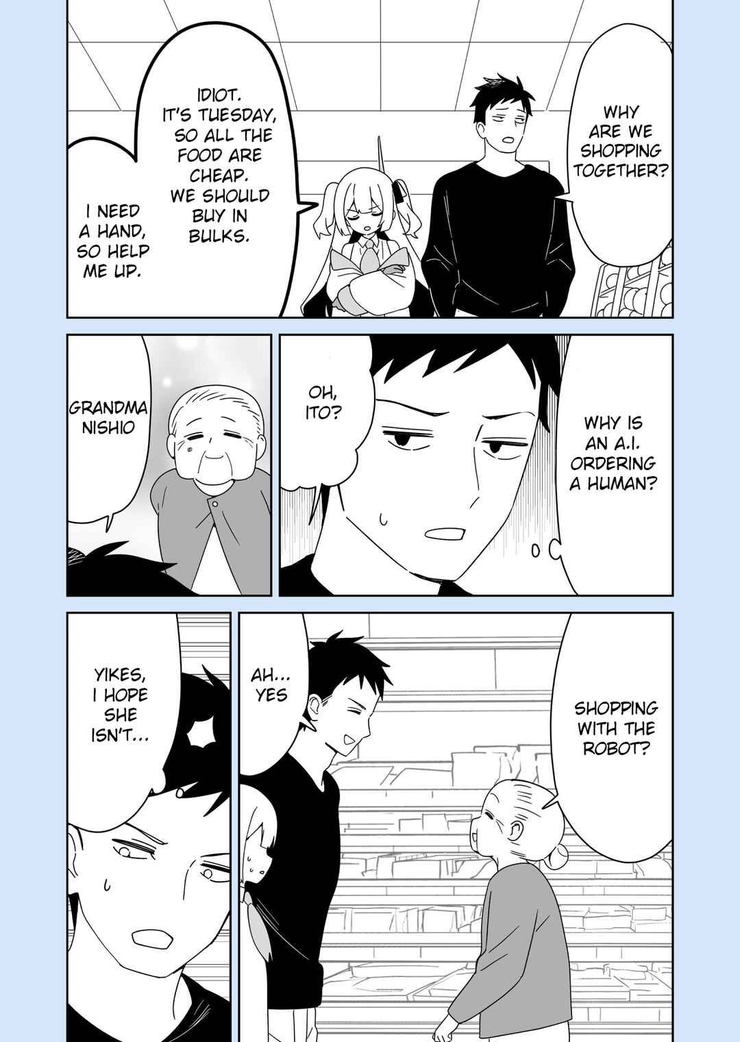 Page 4 Chapter 1 AI-san wa Gakushuu suru