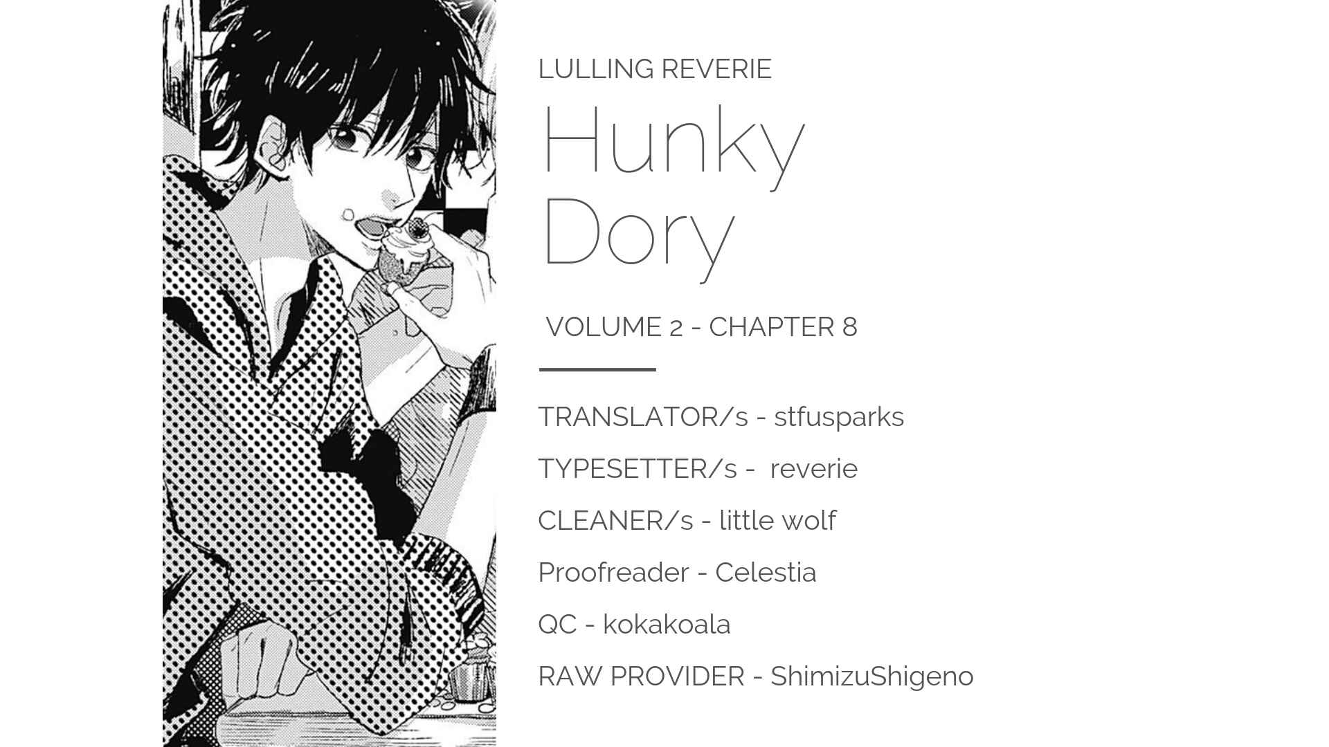 Page 1 Chapter 8 Hunky Dory