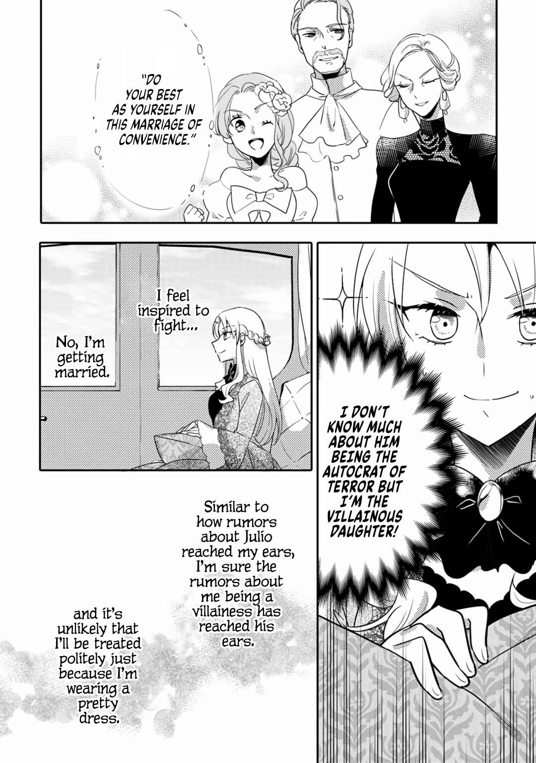 Page 14 Chapter 2 Akuyaku Reijo ga Kyofu no Hao to Seiryaku Kekkon Suru Batsu wa Amasugimasenka?!