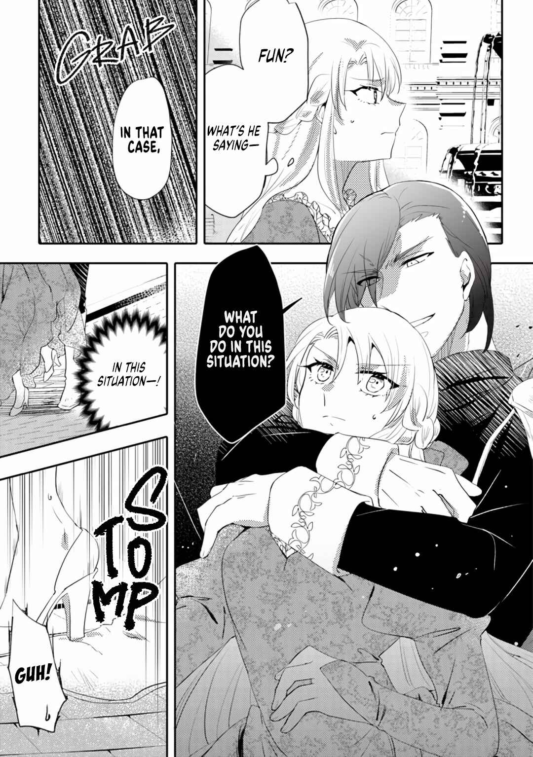 Page 9 Chapter 7 Akuyaku Reijo ga Kyofu no Hao to Seiryaku Kekkon Suru Batsu wa Amasugimasenka?!