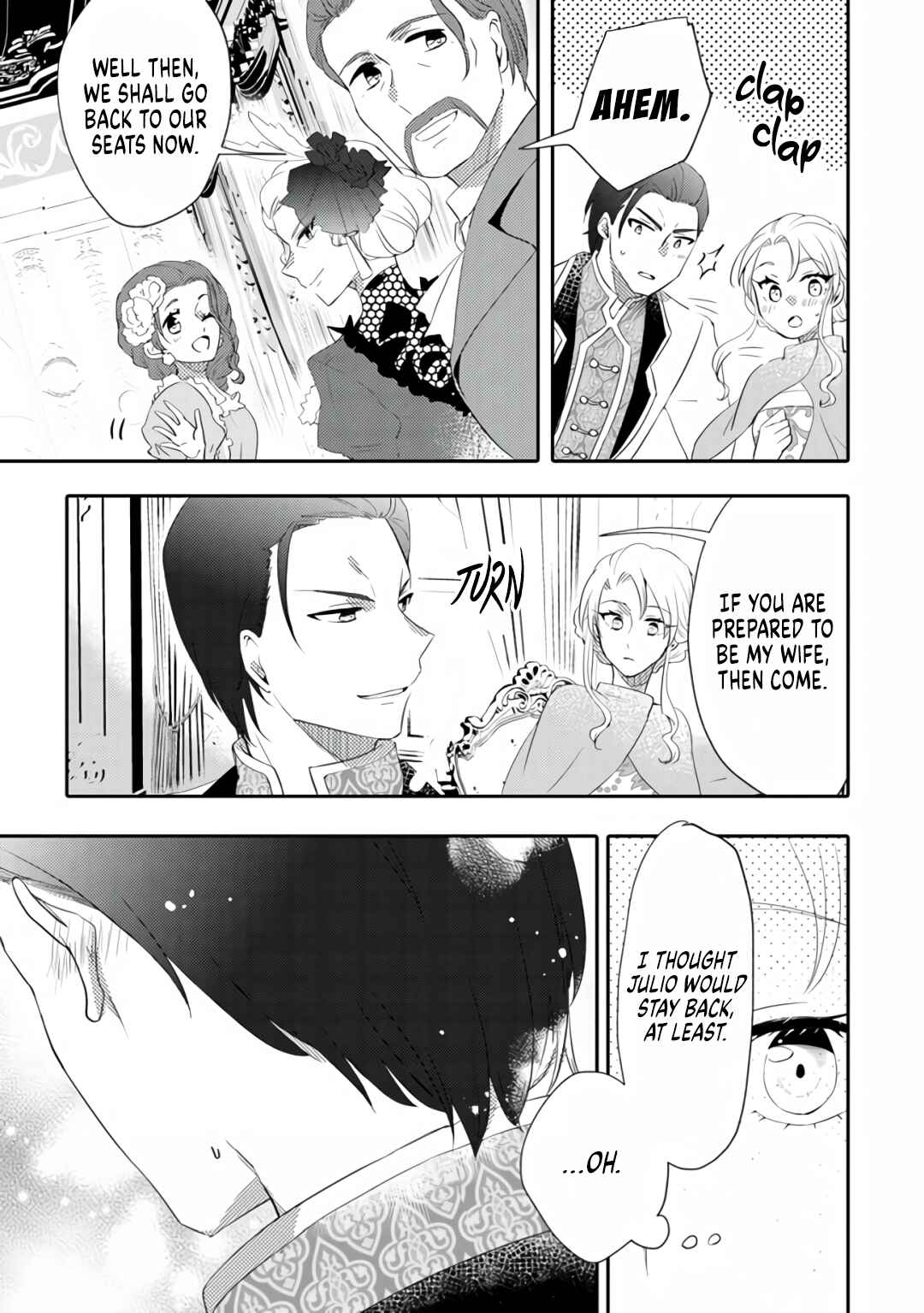 Page 11 Chapter 5 Akuyaku Reijo ga Kyofu no Hao to Seiryaku Kekkon Suru Batsu wa Amasugimasenka?!