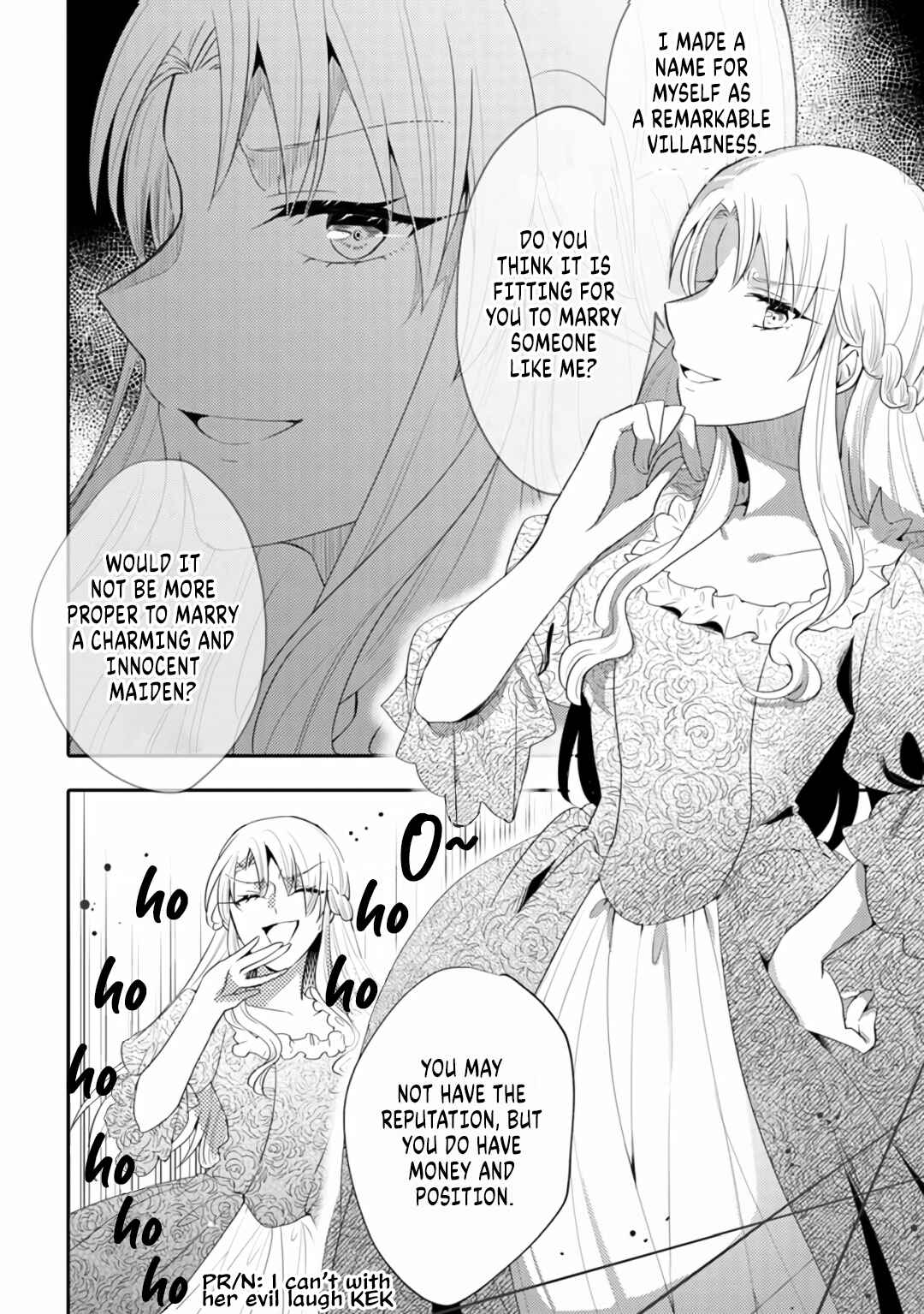 Page 14 Chapter 4 Akuyaku Reijo ga Kyofu no Hao to Seiryaku Kekkon Suru Batsu wa Amasugimasenka?!